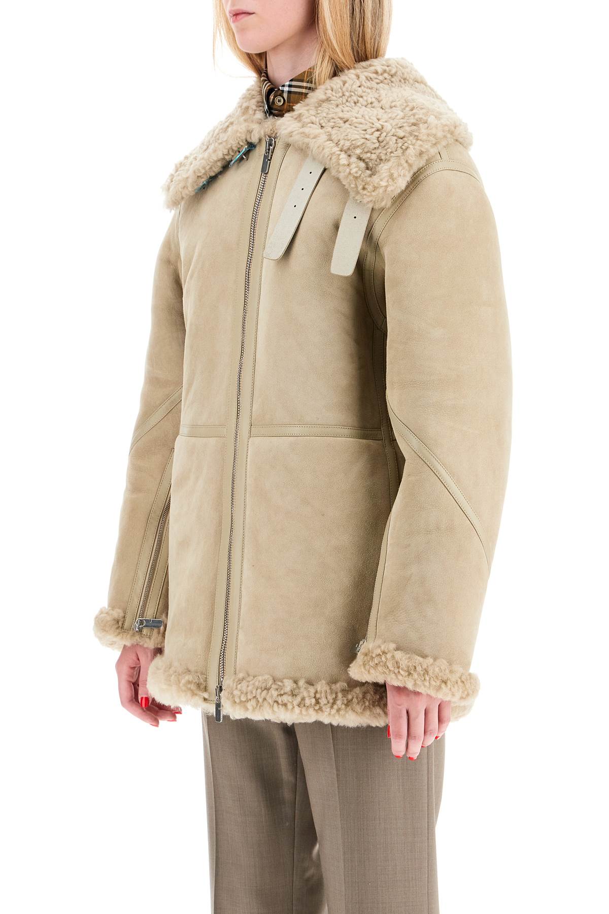 BURBERRY Shearling Jacket for Women - Fall/Winter 2024