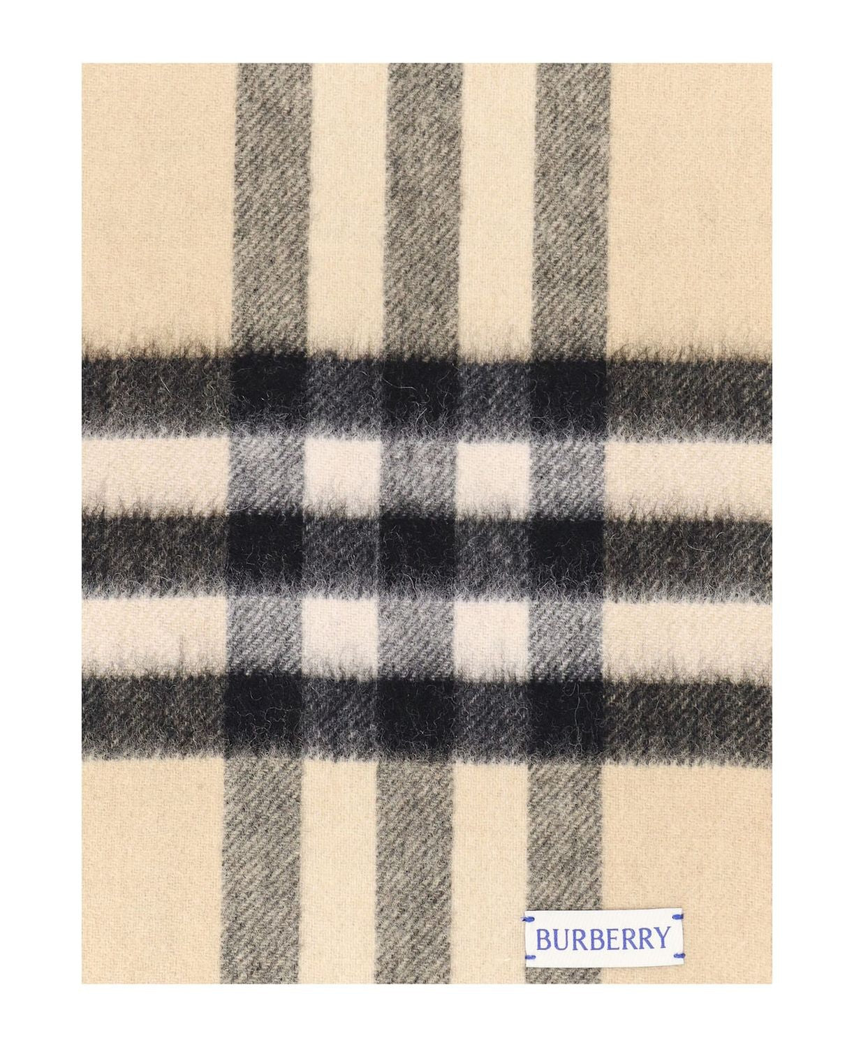 BURBERRY Reversible Cashmere Check Scarf