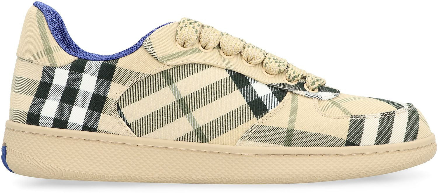 BURBERRY Checkered Design Motif Sneakers for Women