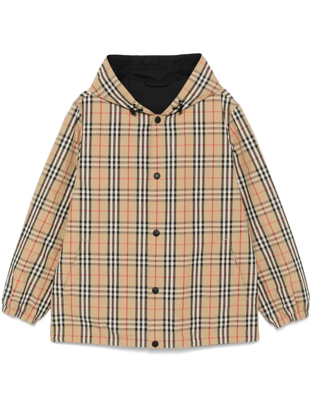 BURBERRY Reversible Check Pattern Jacket for Men
