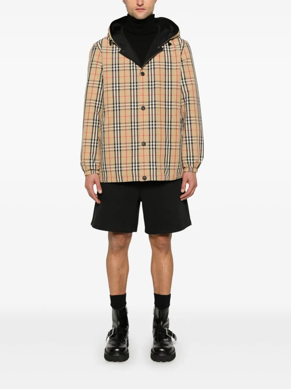 BURBERRY Reversible Check Pattern Jacket for Men