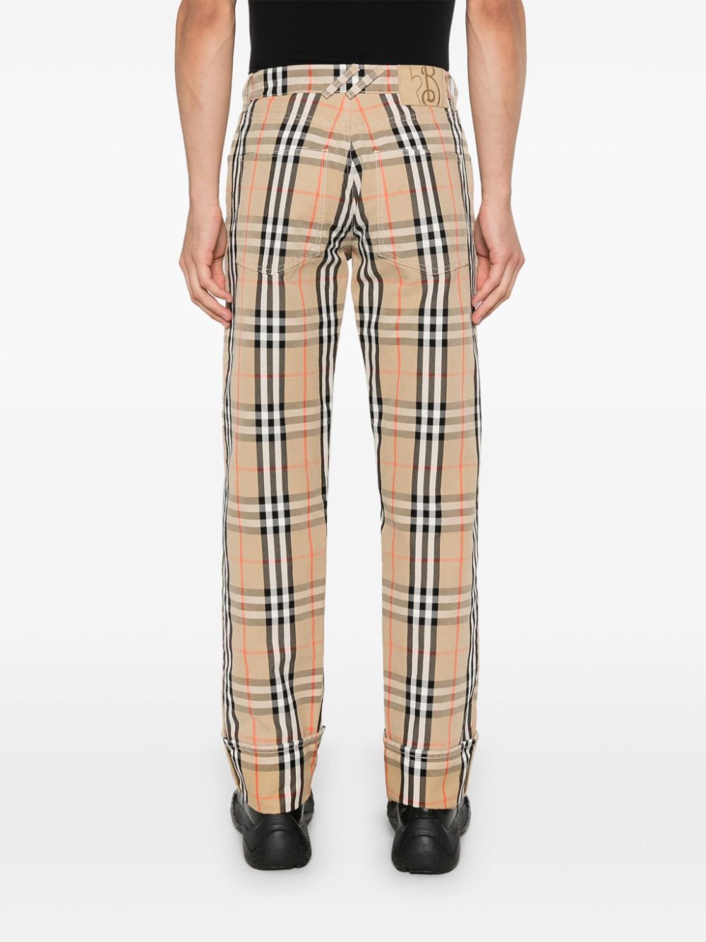 BURBERRY Embroidered Canvas Pants for Men - W24