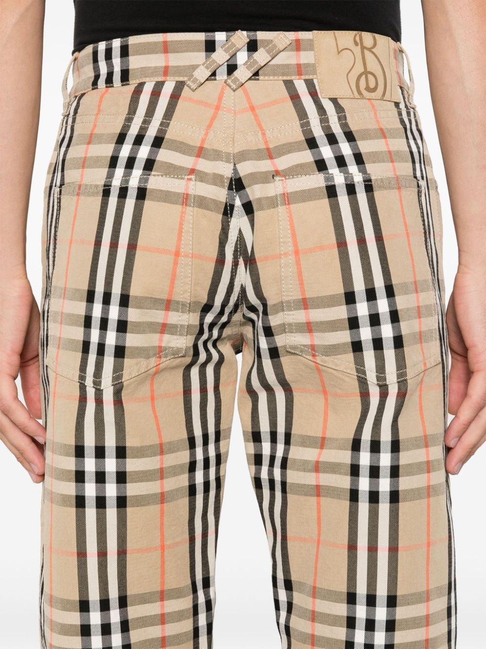 BURBERRY Embroidered Canvas Pants for Men - W24