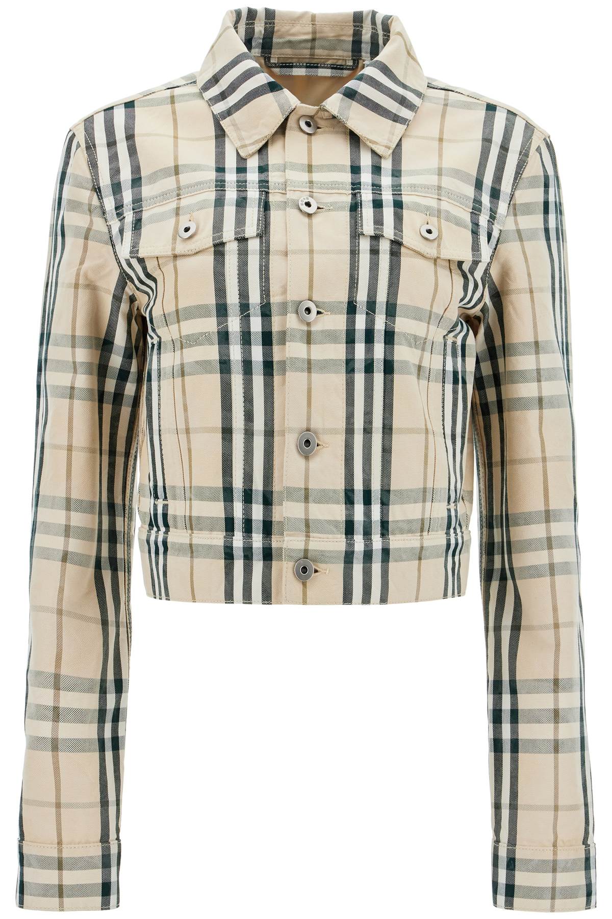 BURBERRY Embroidered Denim Jacket for Women
