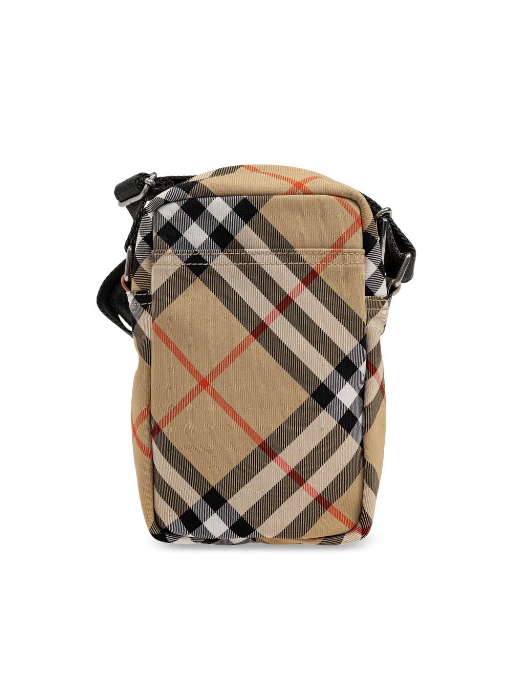 BURBERRY Check Fabric Mini Smartphone Case/Shoulder Bag