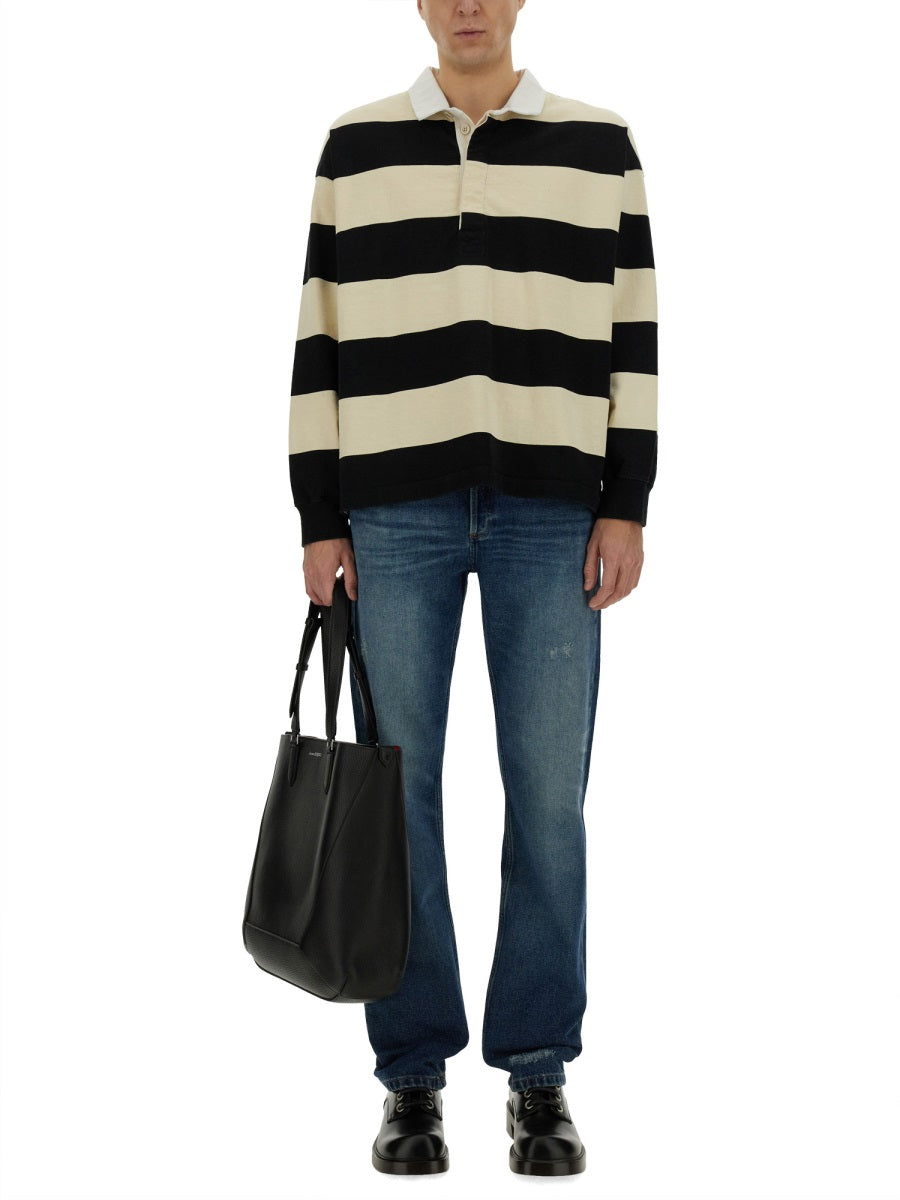 ALEXANDER MCQUEEN Rugby Polo Shirt for Men - Size M