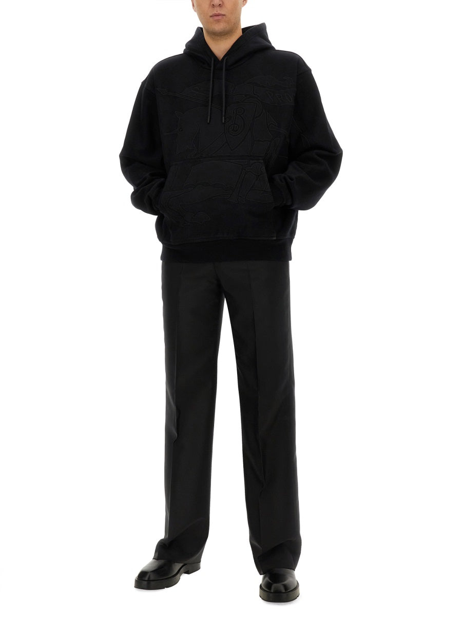 BURBERRY Men's Classic Hoodie - Size L