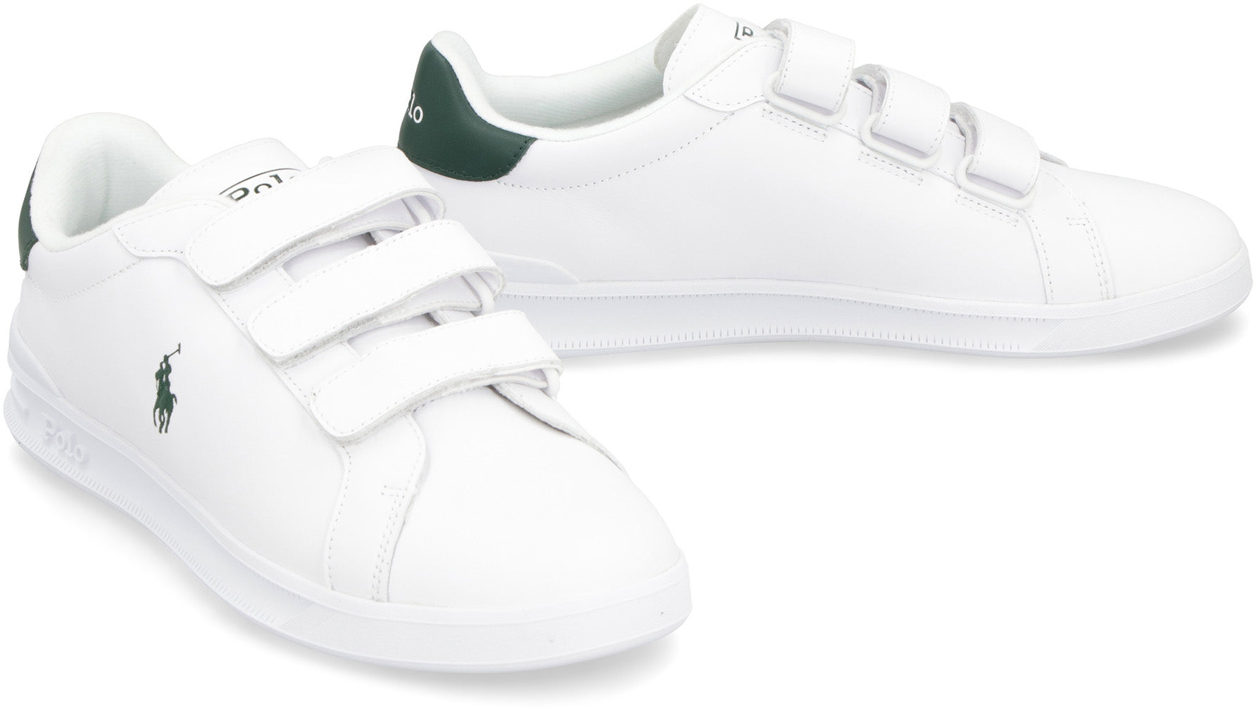 POLO RALPH LAUREN Elegant Leather Low-Top Sneakers for Women