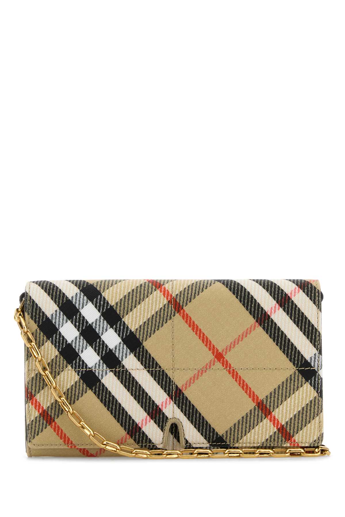 BURBERRY Mini Printed Canvas Snip Wallet
