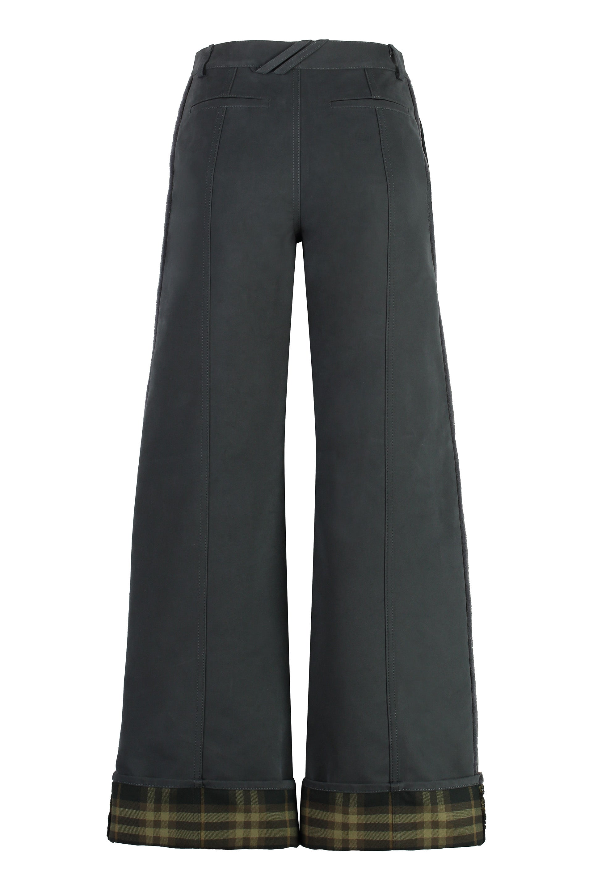 BURBERRY Cotton Blend Trousers