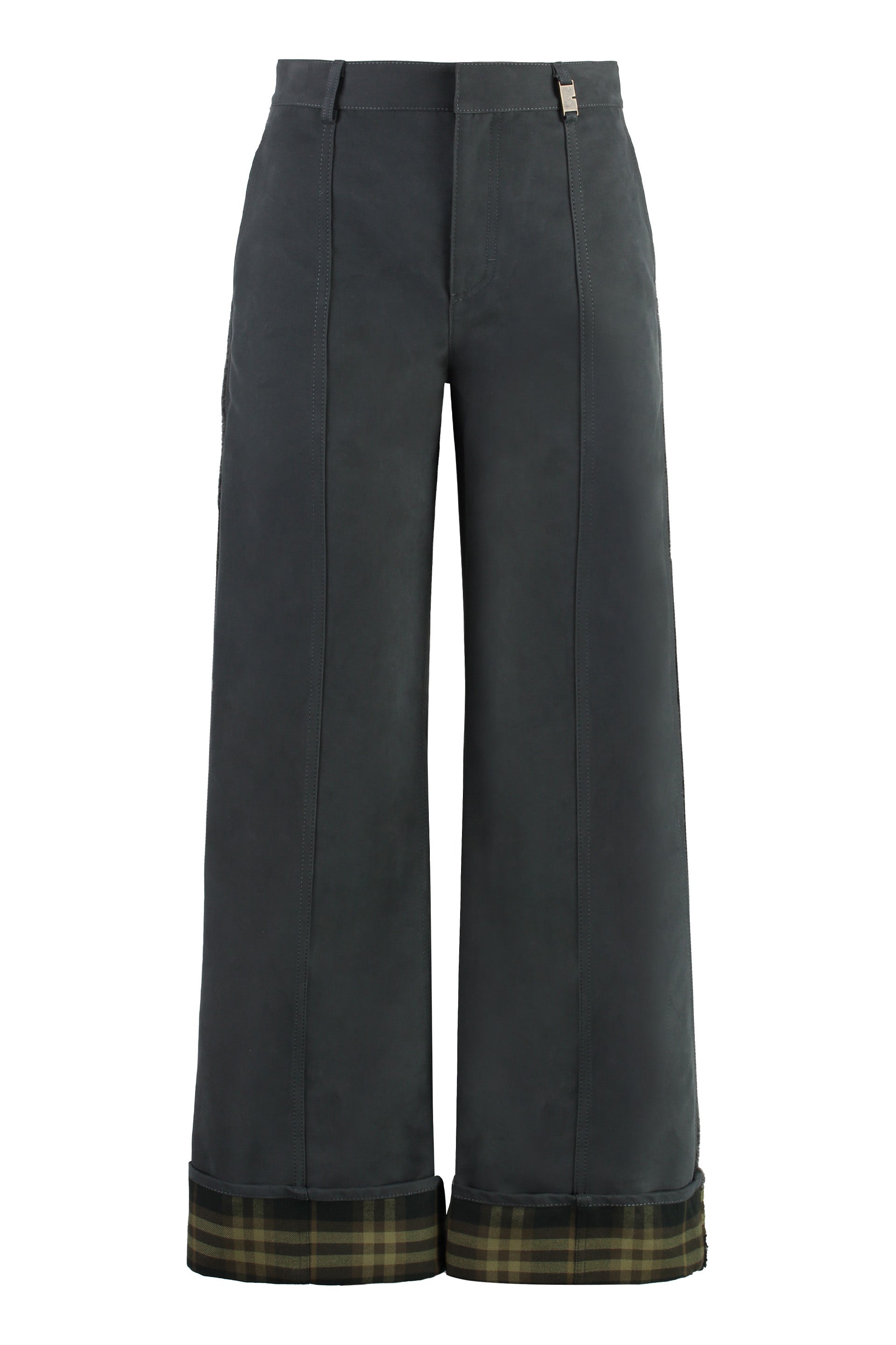BURBERRY Cotton Blend Trousers