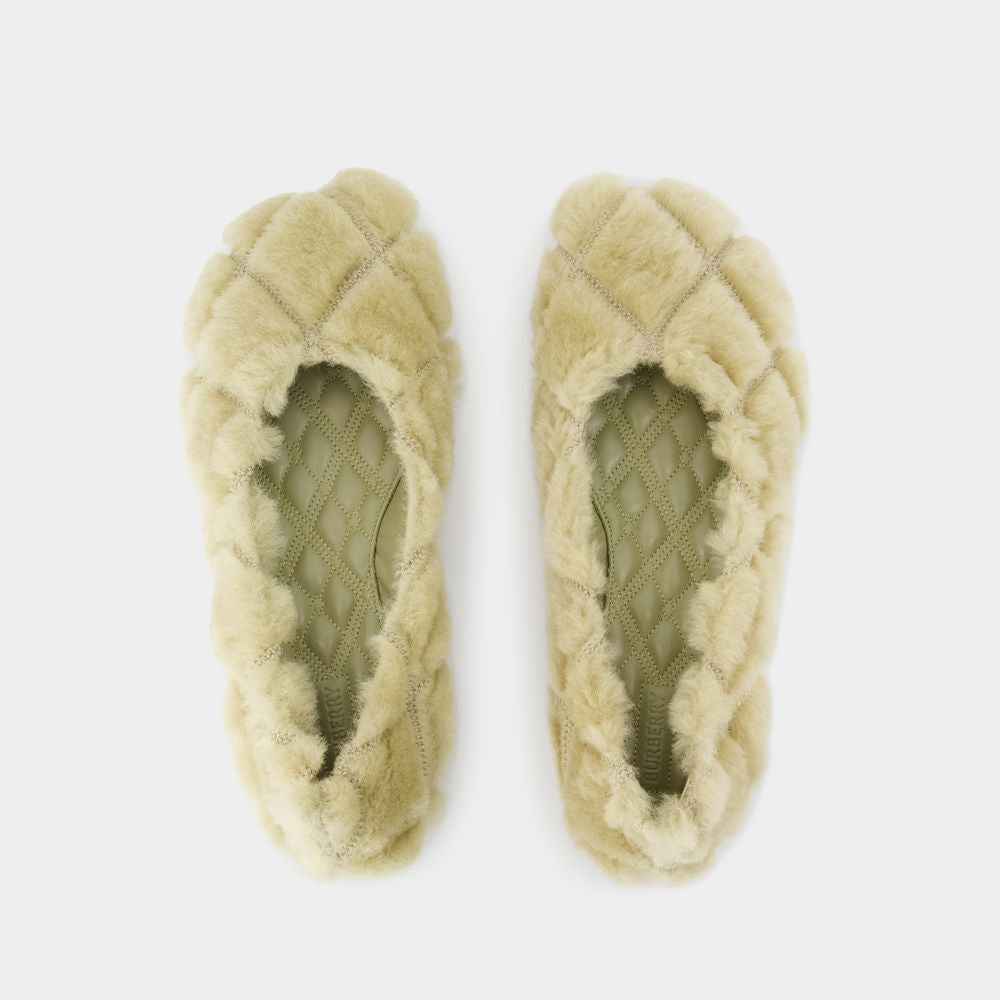BURBERRY Cozy Mini Ballerinas for Women