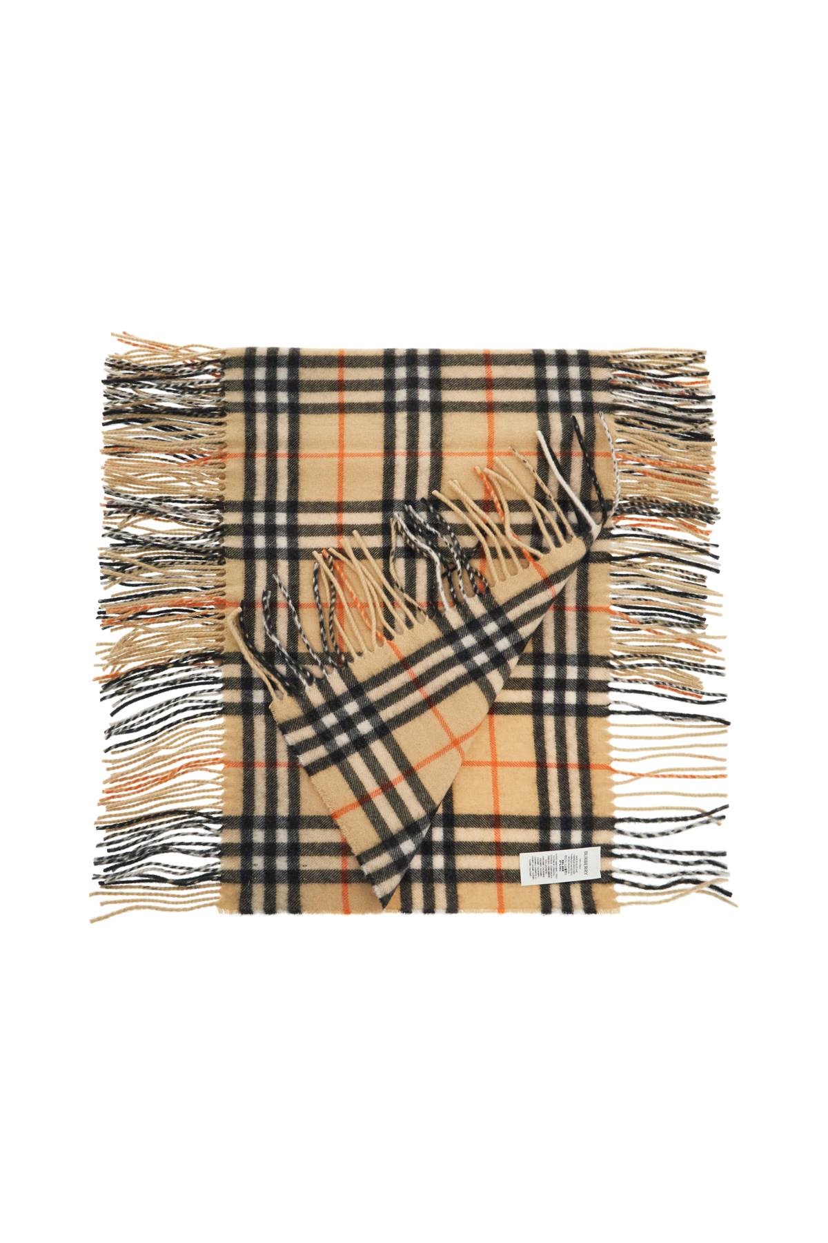 BURBERRY Embroidered Cashmere Scarf