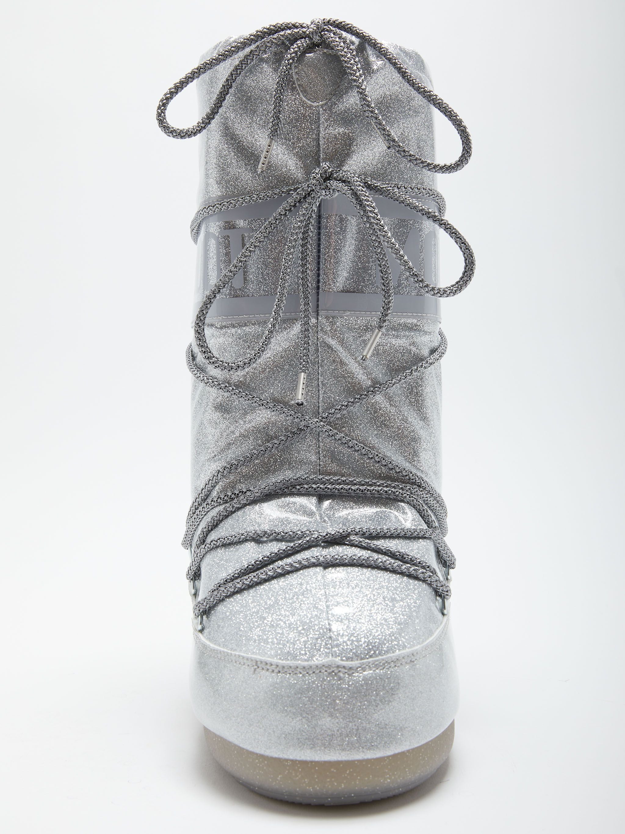 MOON BOOT Iconic Glitter Metallic Mini Boots