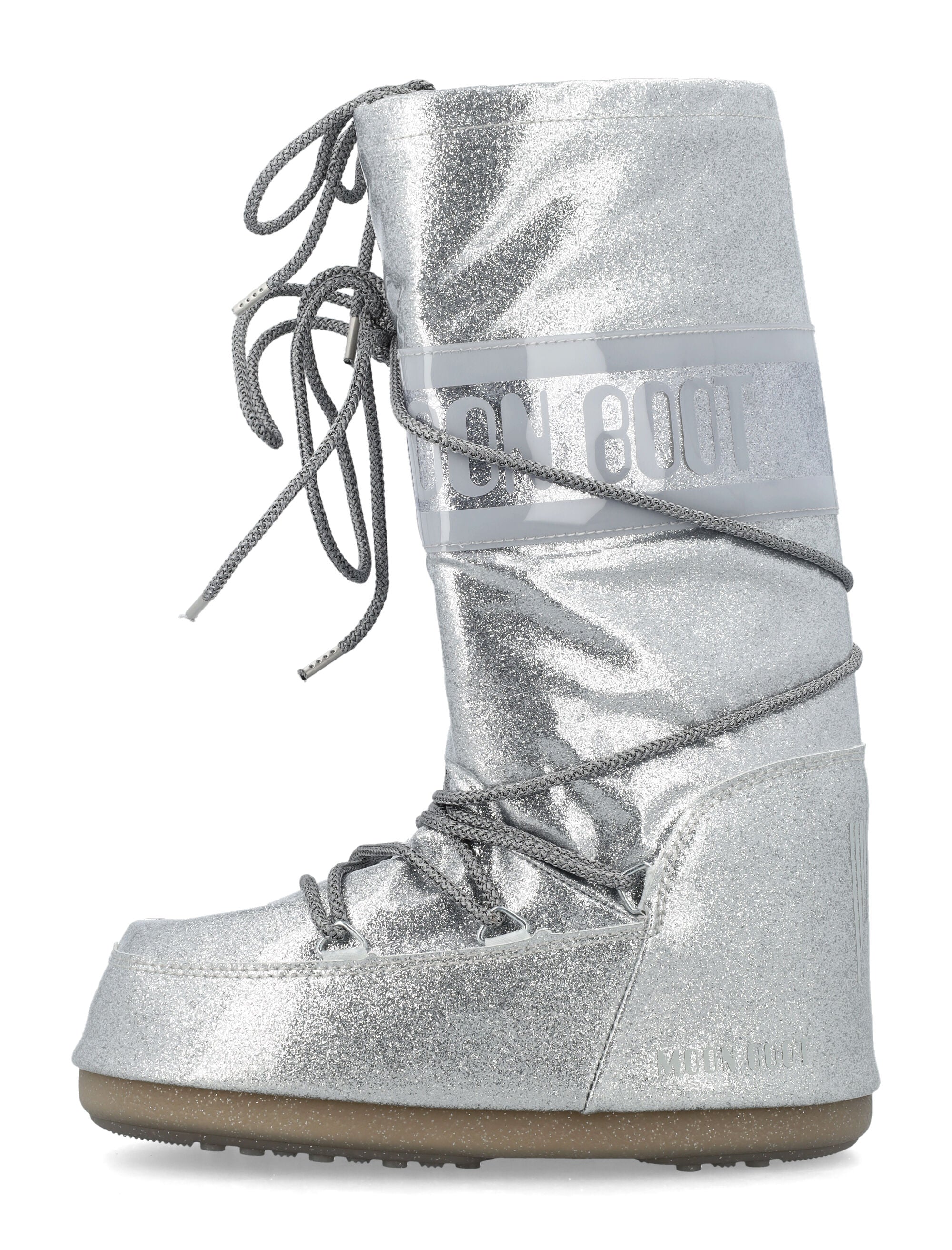 MOON BOOT High Glitter Slip-On Boots