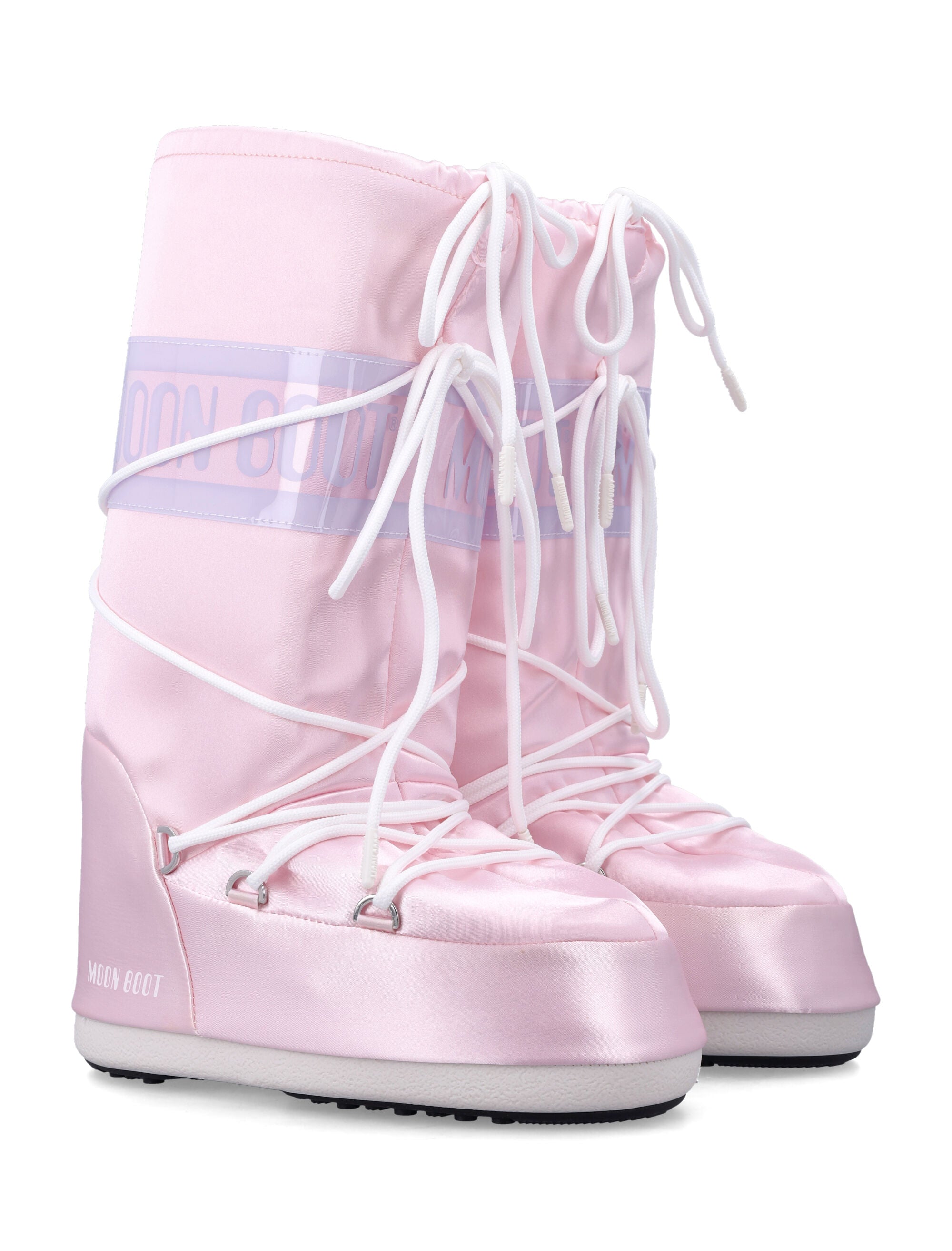 MOON BOOT Knee-High Iconic Boots with Iridescent Finish