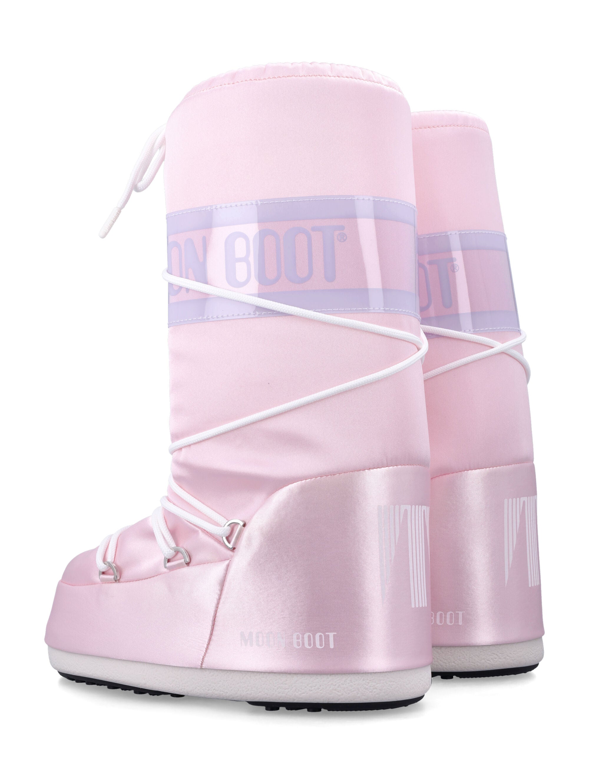 MOON BOOT Knee-High Iconic Boots with Iridescent Finish