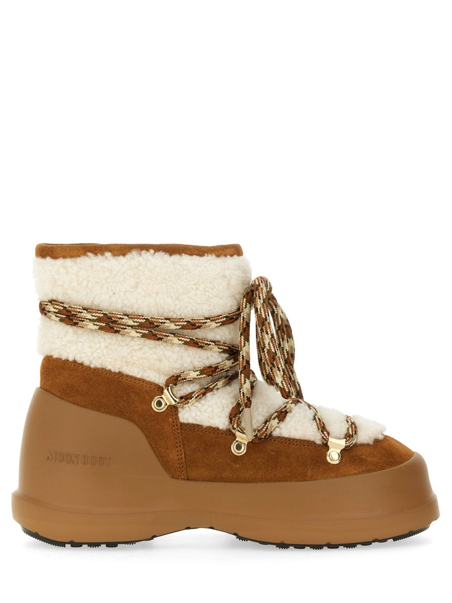 MOON BOOT Luna Shearling Mini Boots