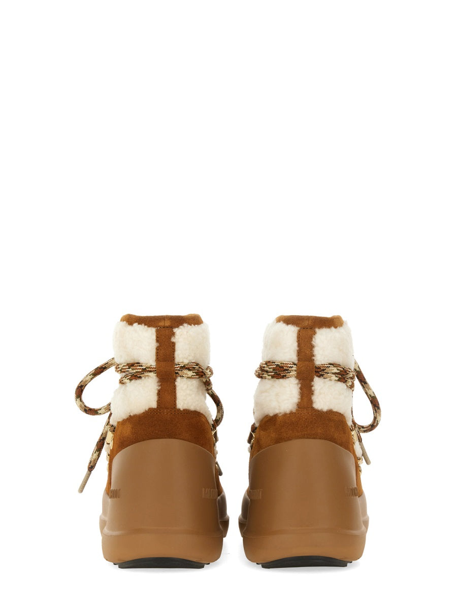 MOON BOOT Luna Shearling Mini Boots