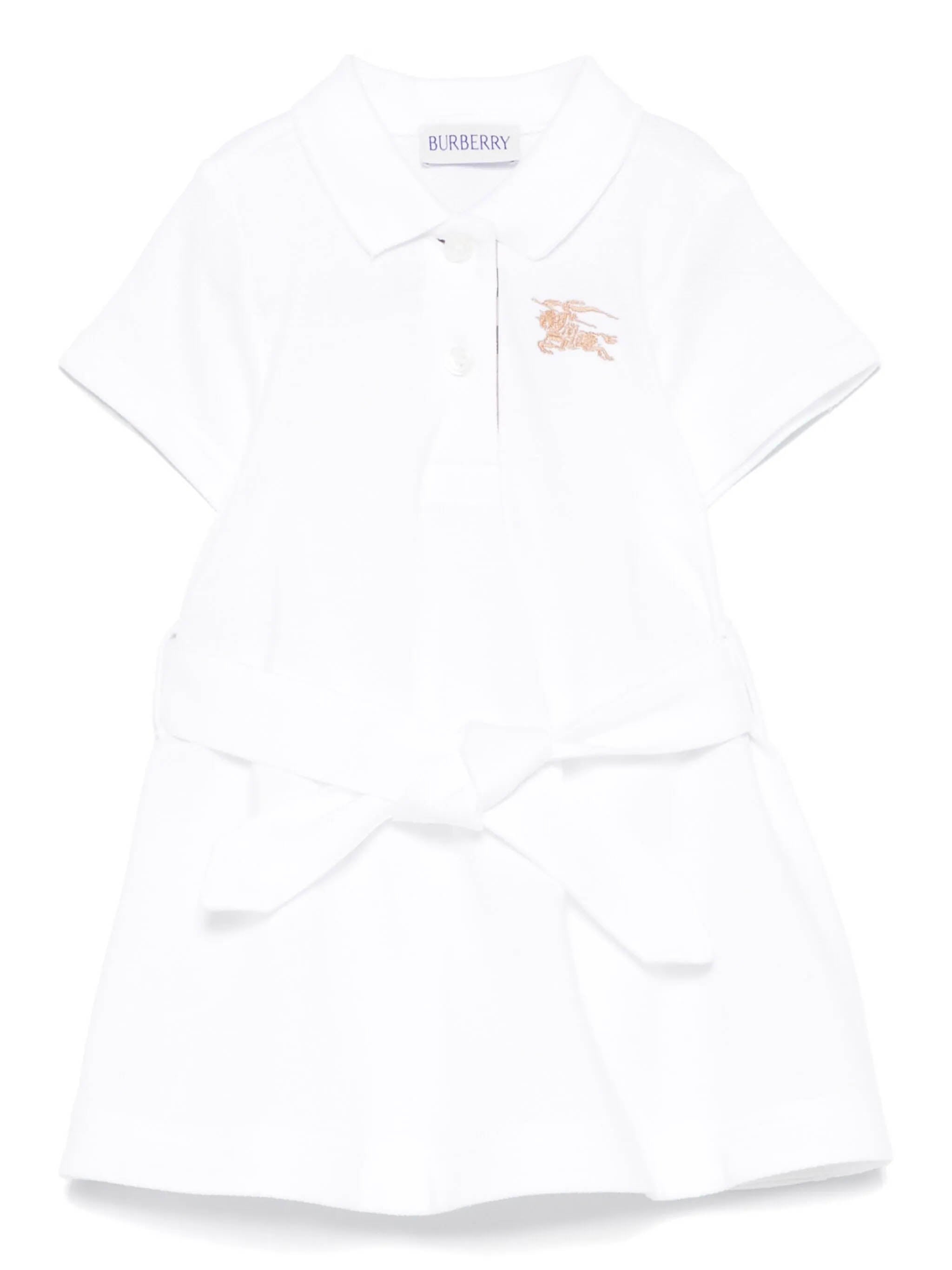 BURBERRY KIDS Kids' Classic Polo Style Mini Dress
