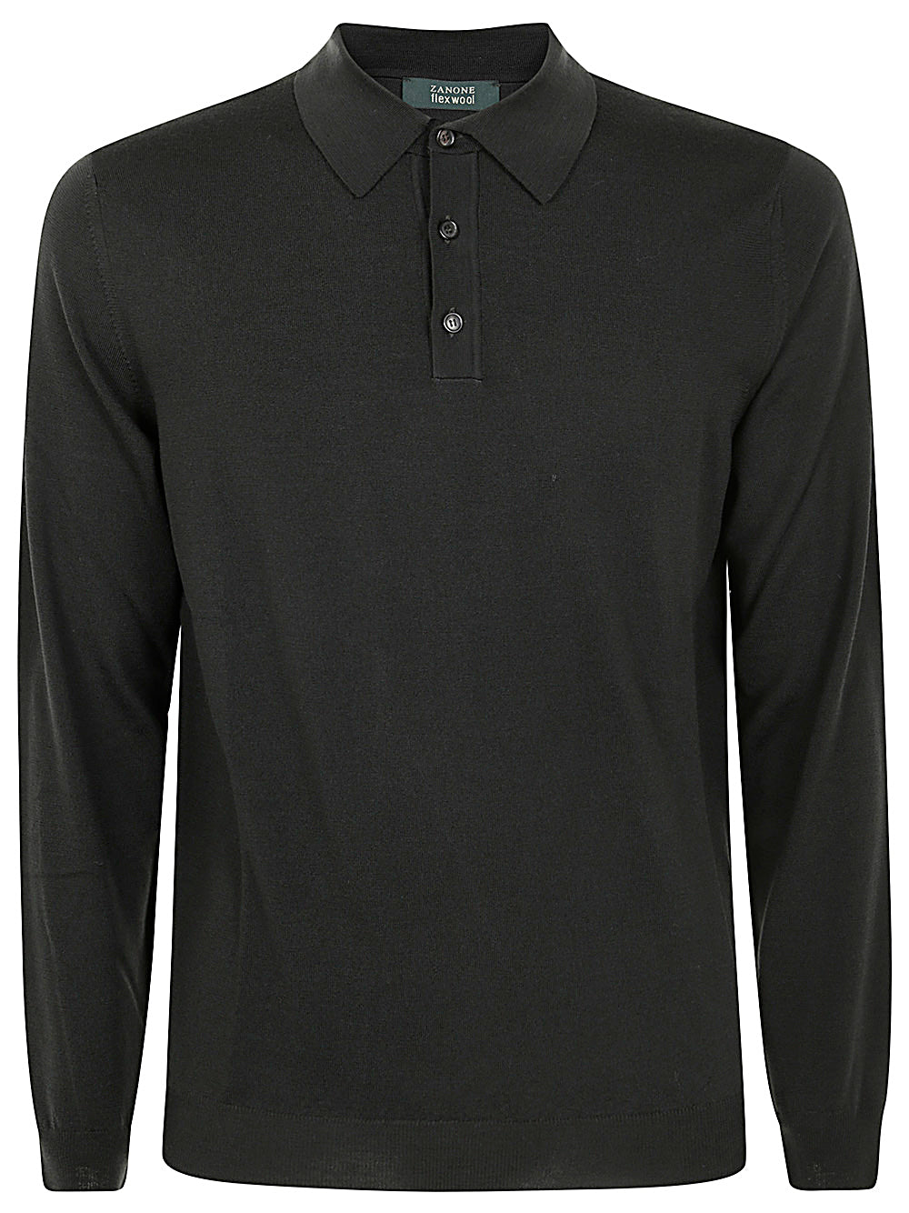 ZANONE Slim Fit Long Sleeve Polo for Men