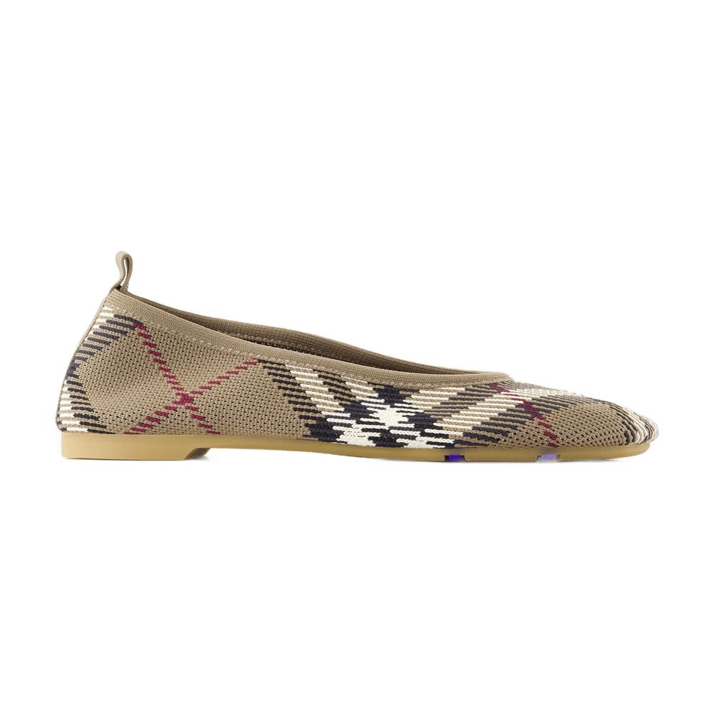 BURBERRY Check Knit Baby 05 Ballerinas