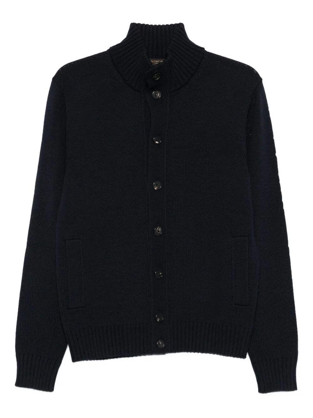 ZANONE High Neck Slim Fit Cardigan