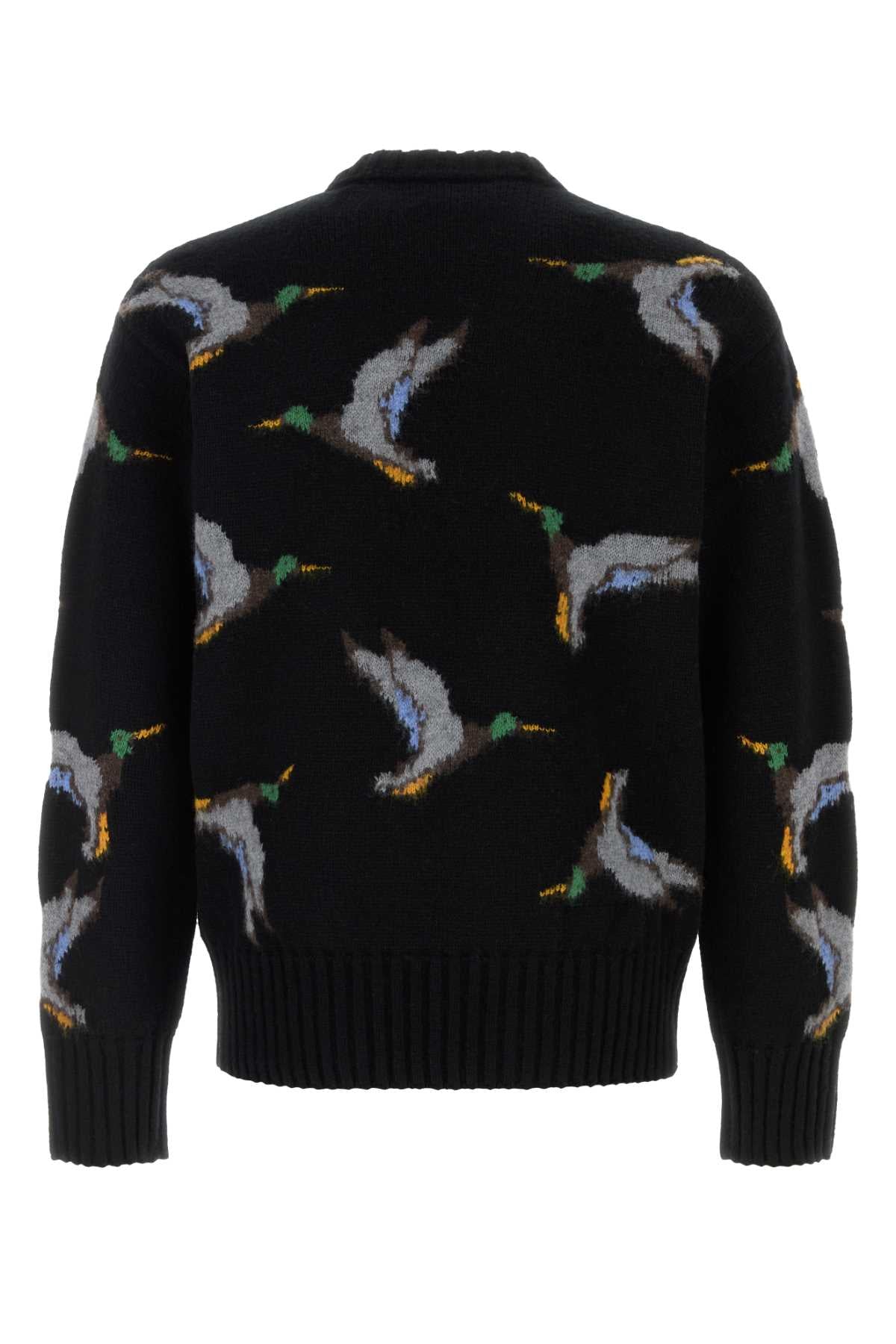 BURBERRY Embroidered Wool Sweater for Men