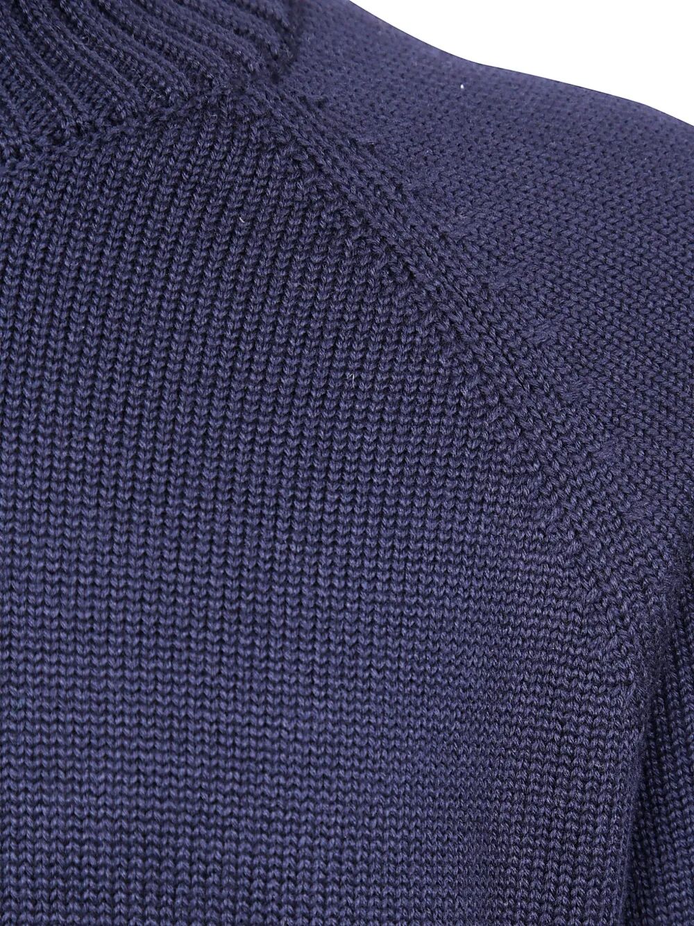 ZANONE Slim Fit Raglan Sleeved Mock Neck Sweater