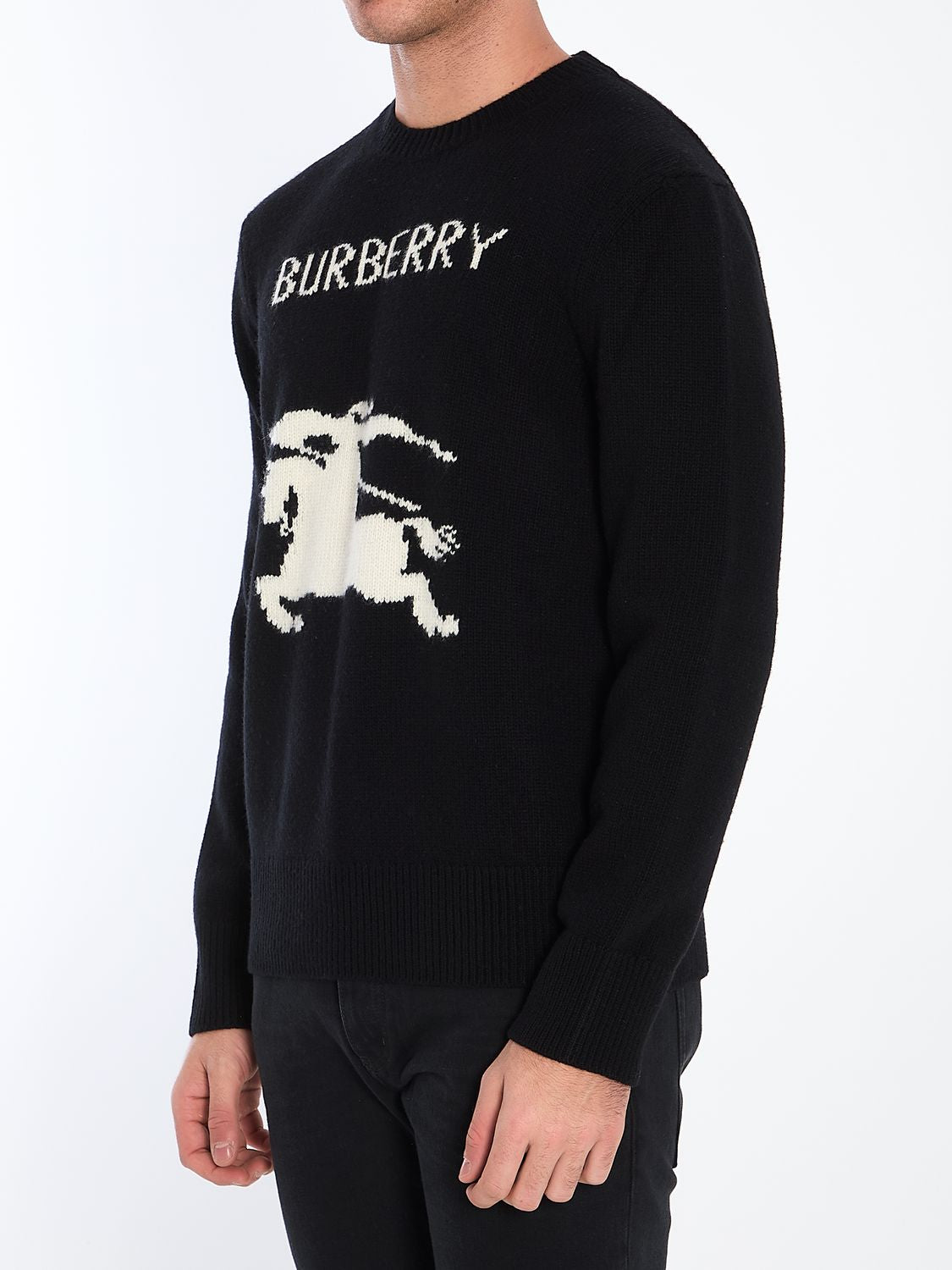 BURBERRY Men's Wool Cashmere Sweater - Regular Fit