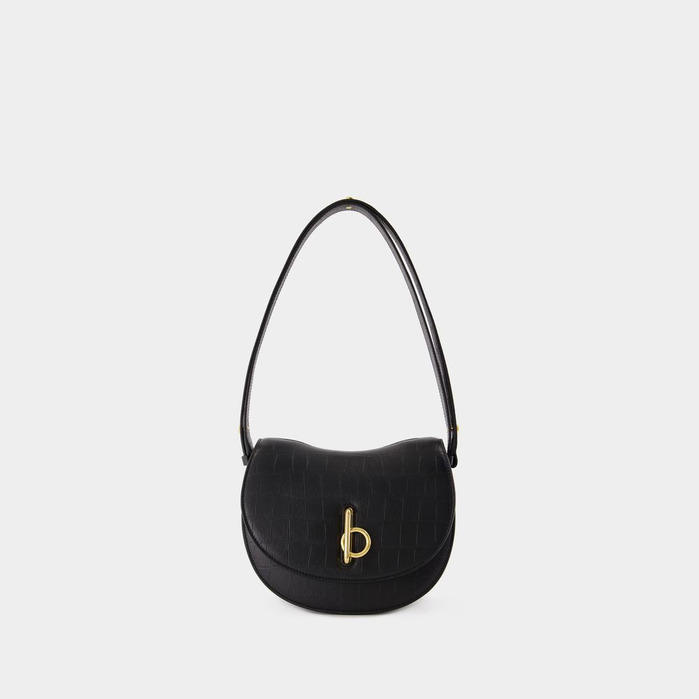 BURBERRY Elegant Leather Handbag for All Occasions - Women’s Mini