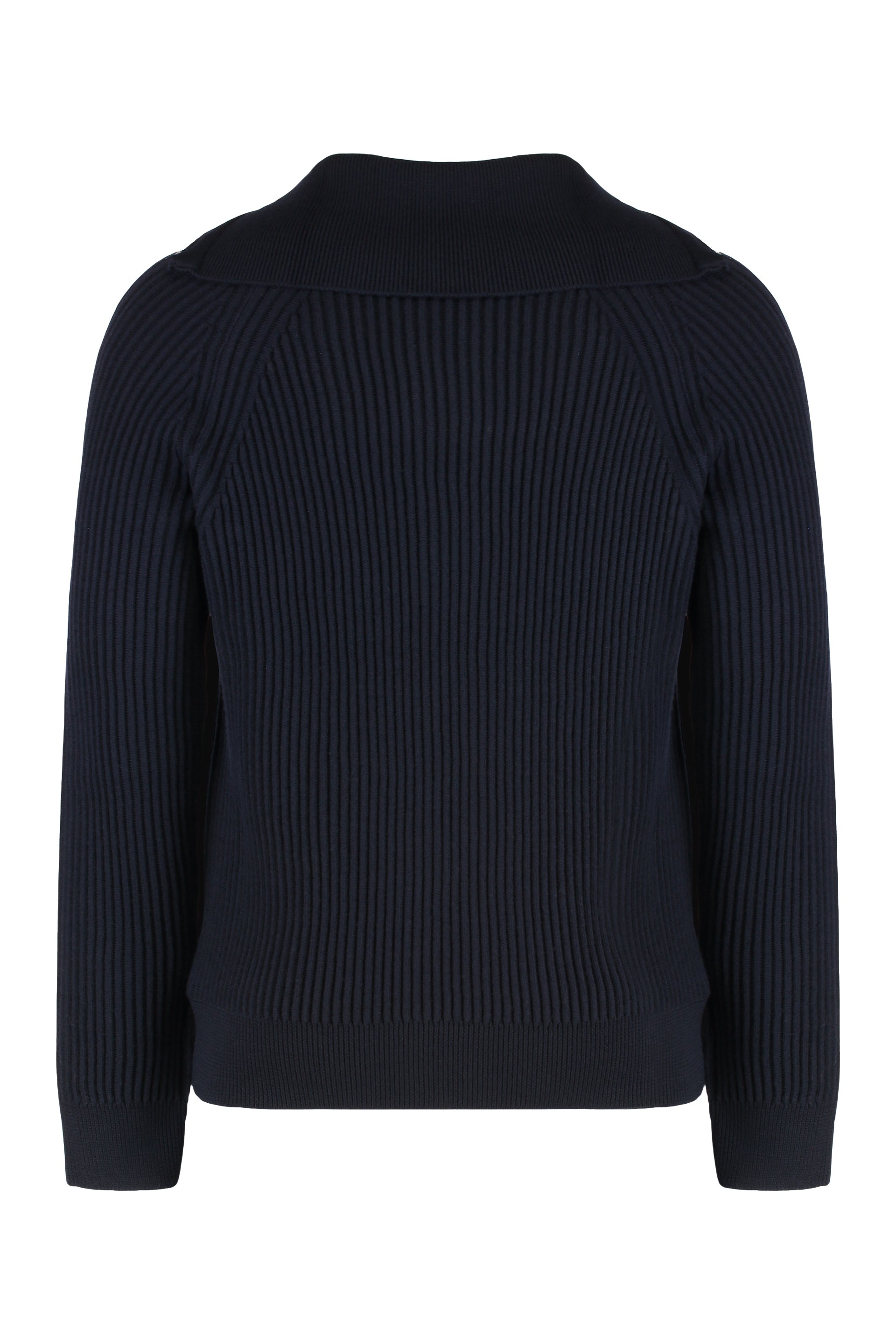 SLOWEAR High Collar Zip Sweater for Men