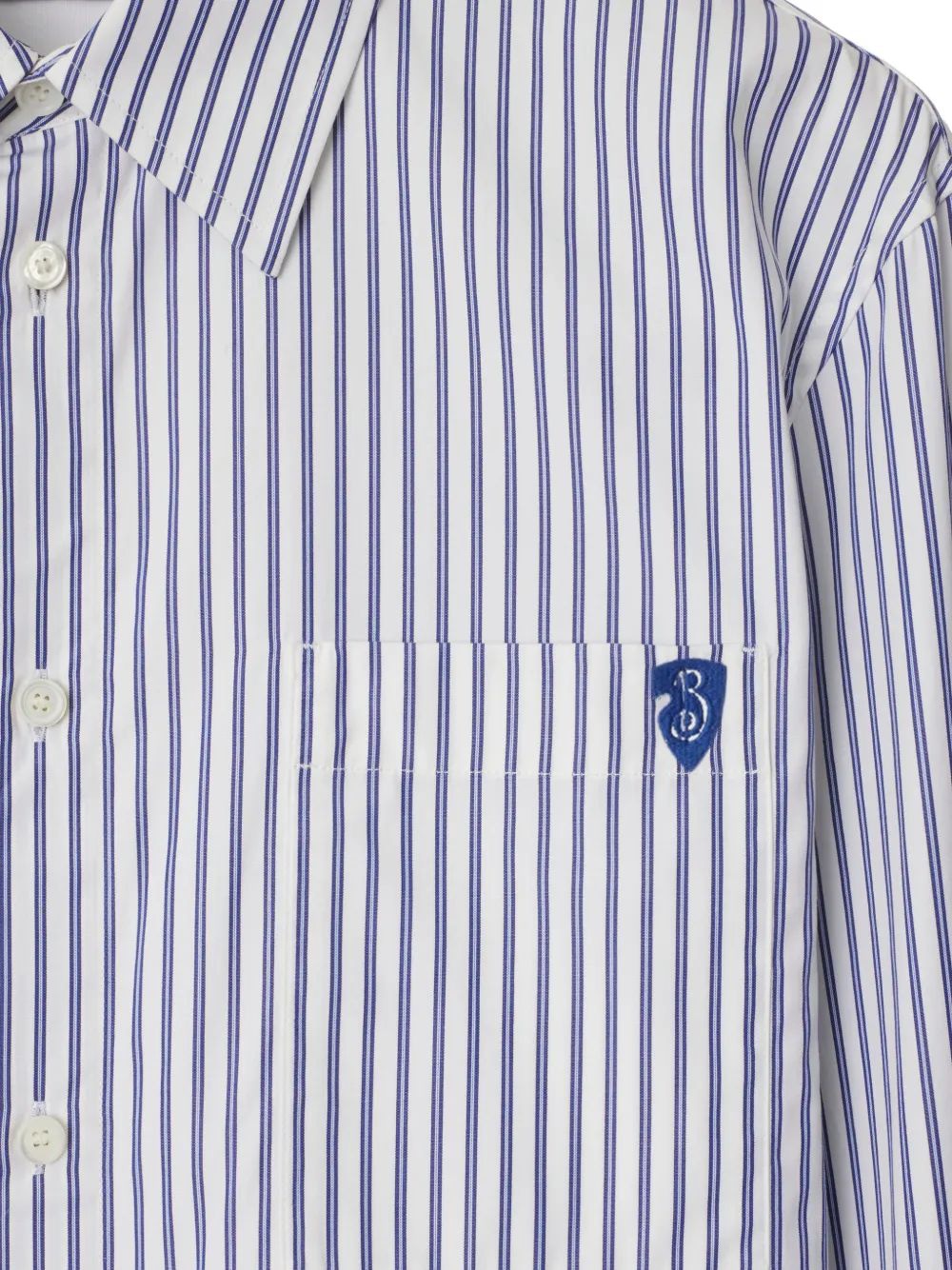 BURBERRY Men's Mini Check Cotton Shirt