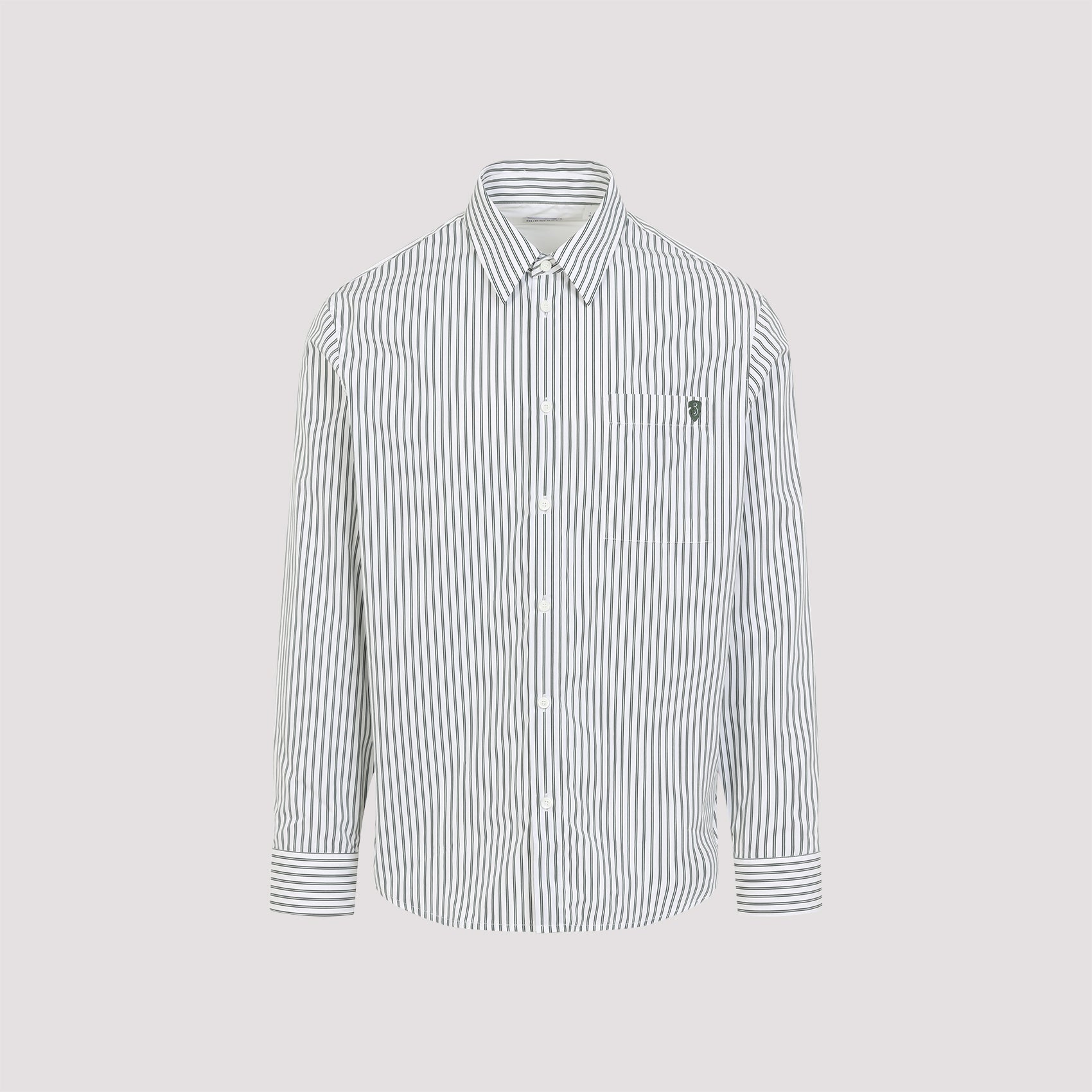 BURBERRY Printed Poplin Shirt for Men - SS25 Collection