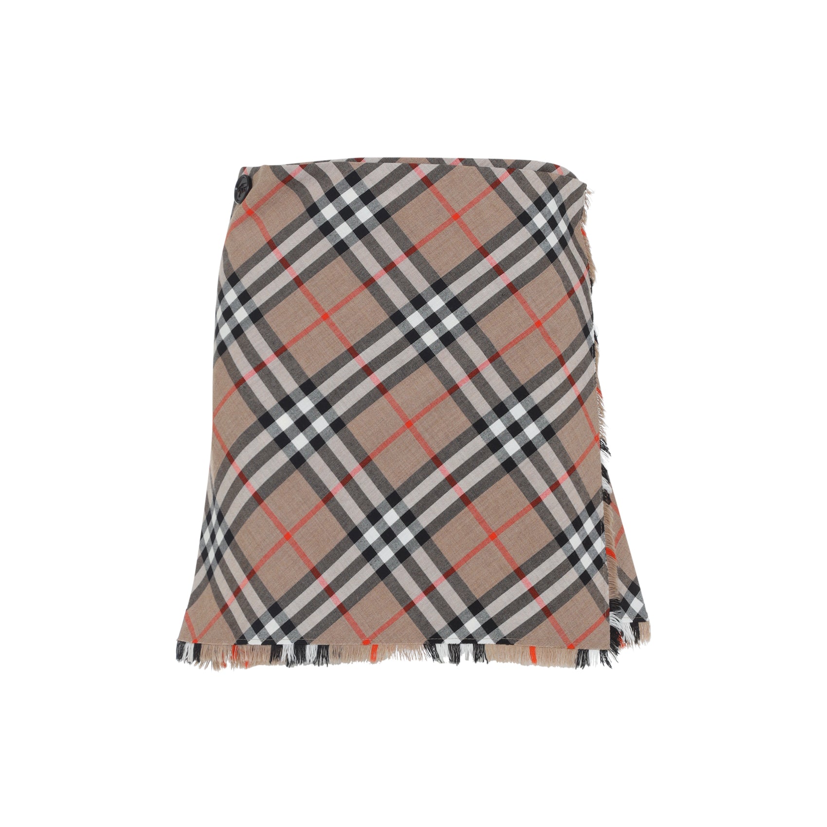 BURBERRY Check Midi Skirt for Women