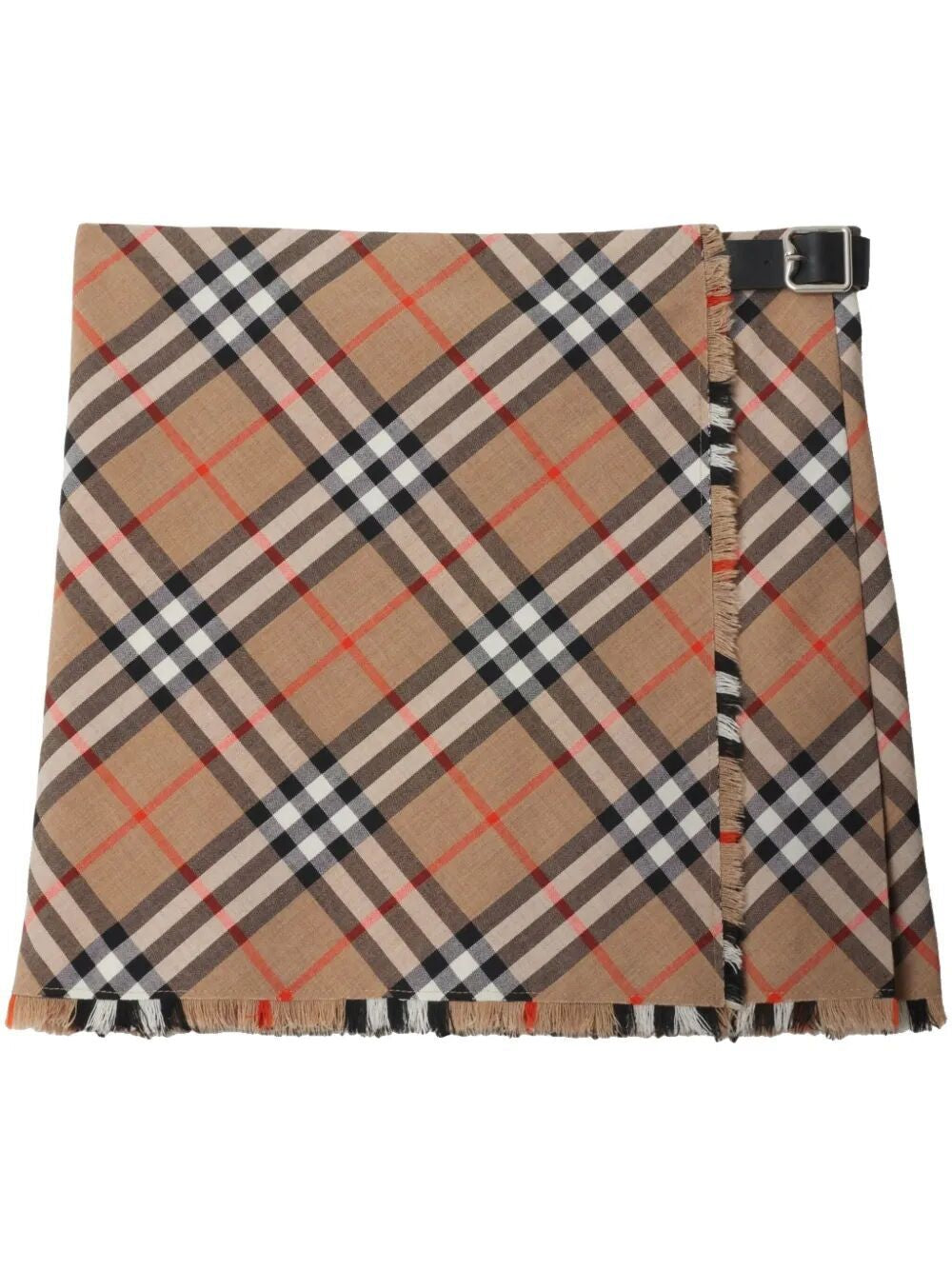 BURBERRY Chic Wool Blend Mini Skirt for Women