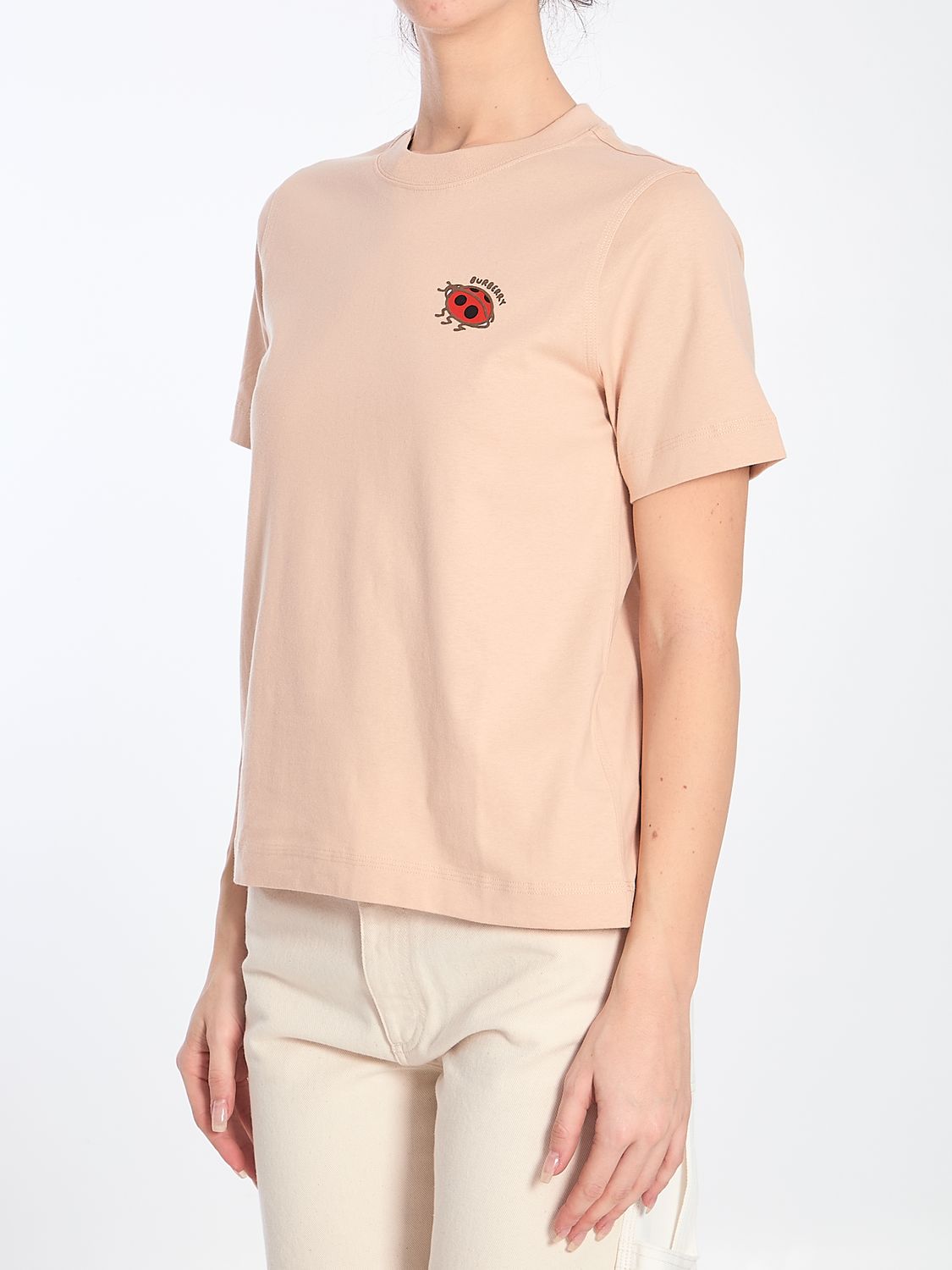 BURBERRY Ladybug Logo T-Shirt - Size S