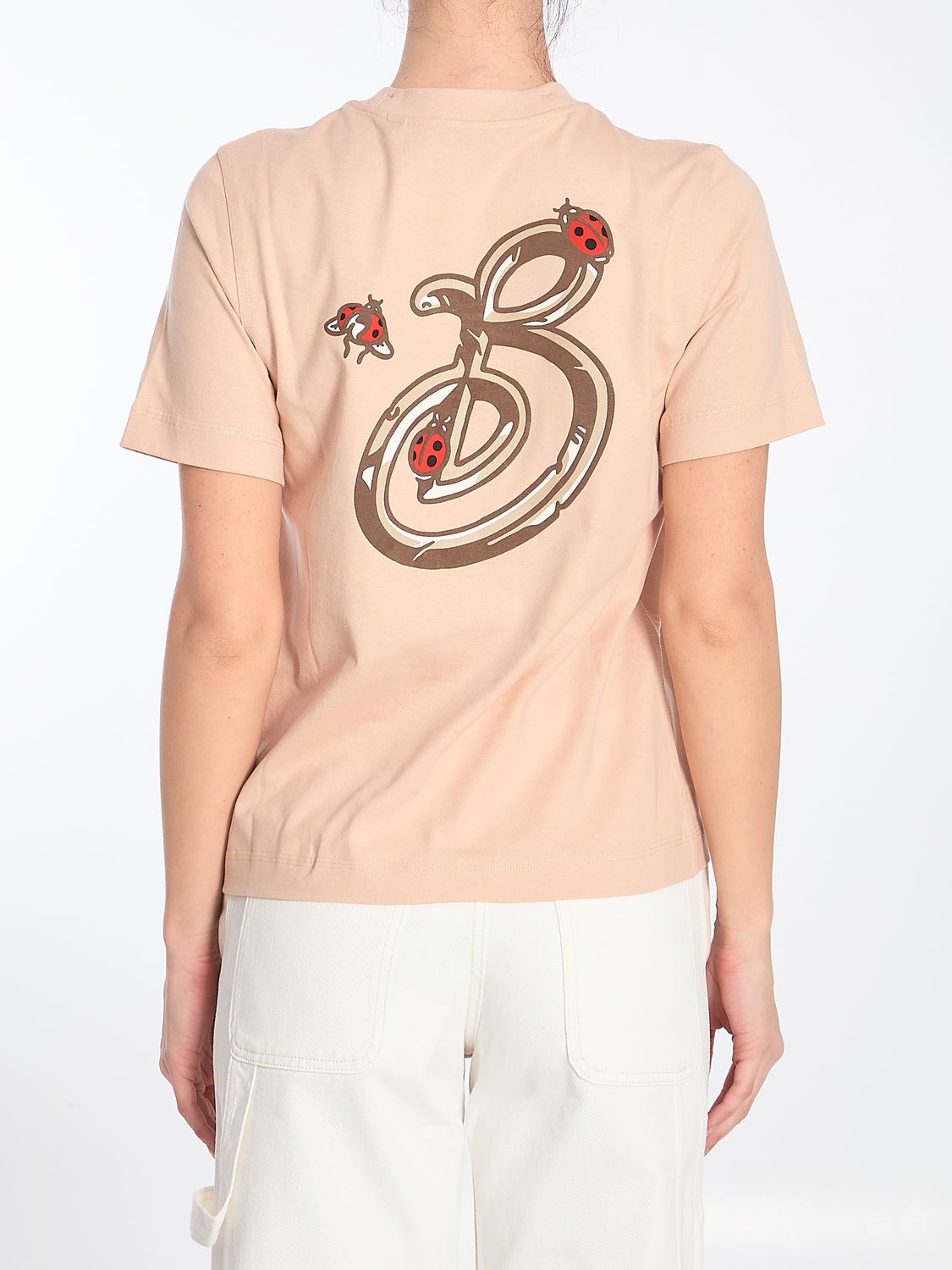 BURBERRY Ladybug Logo T-Shirt - Size S