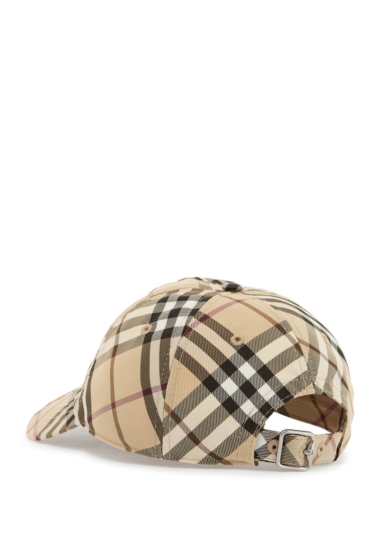 BURBERRY Check Baseball Hat