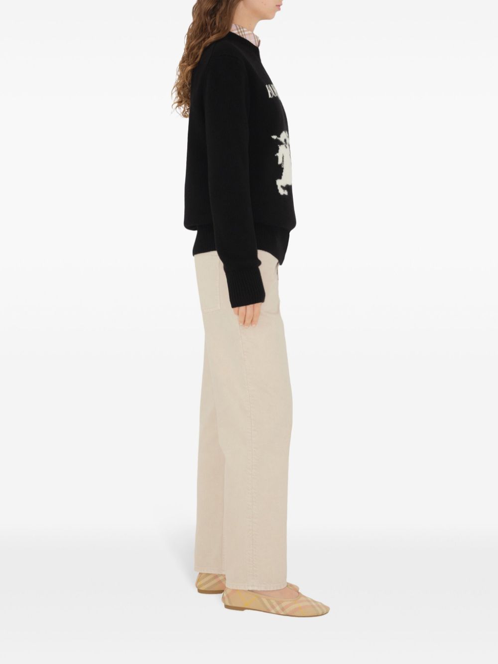 BURBERRY Luxurious Wool and Cashmere Blend Pullover for Women