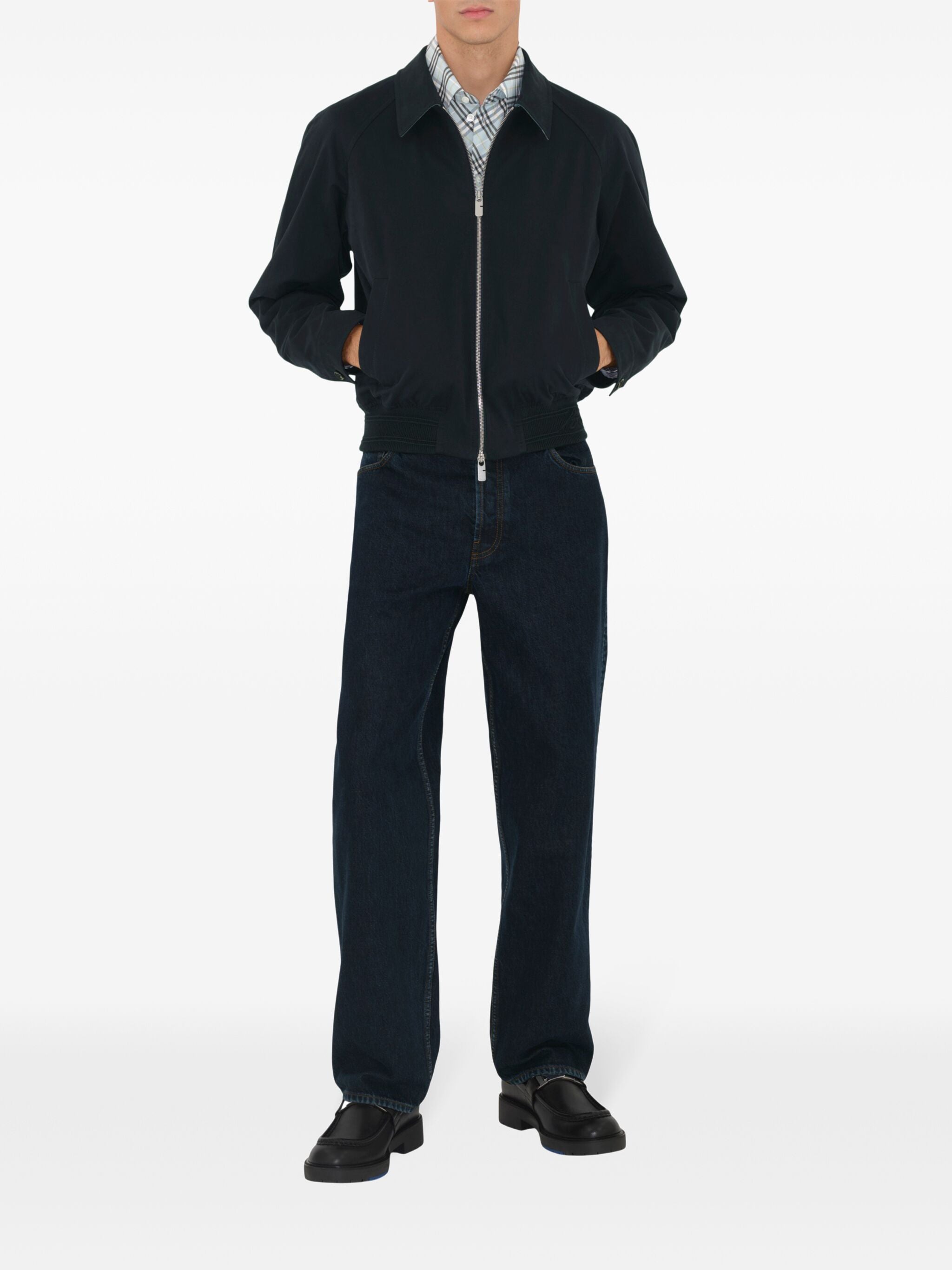 BURBERRY Men's Mini Harrington Cotton Jacket - Comfortable Fit