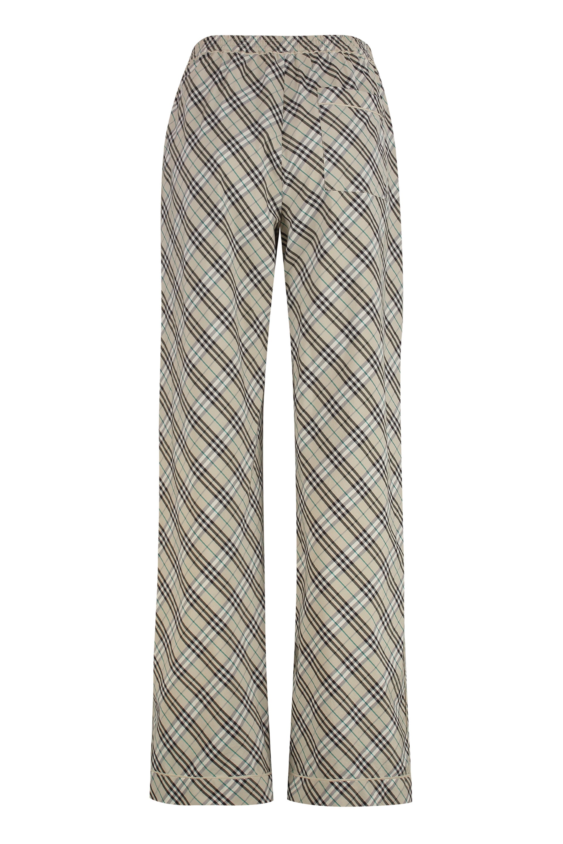 BURBERRY Cotton Trousers for Women - SS25 Collection