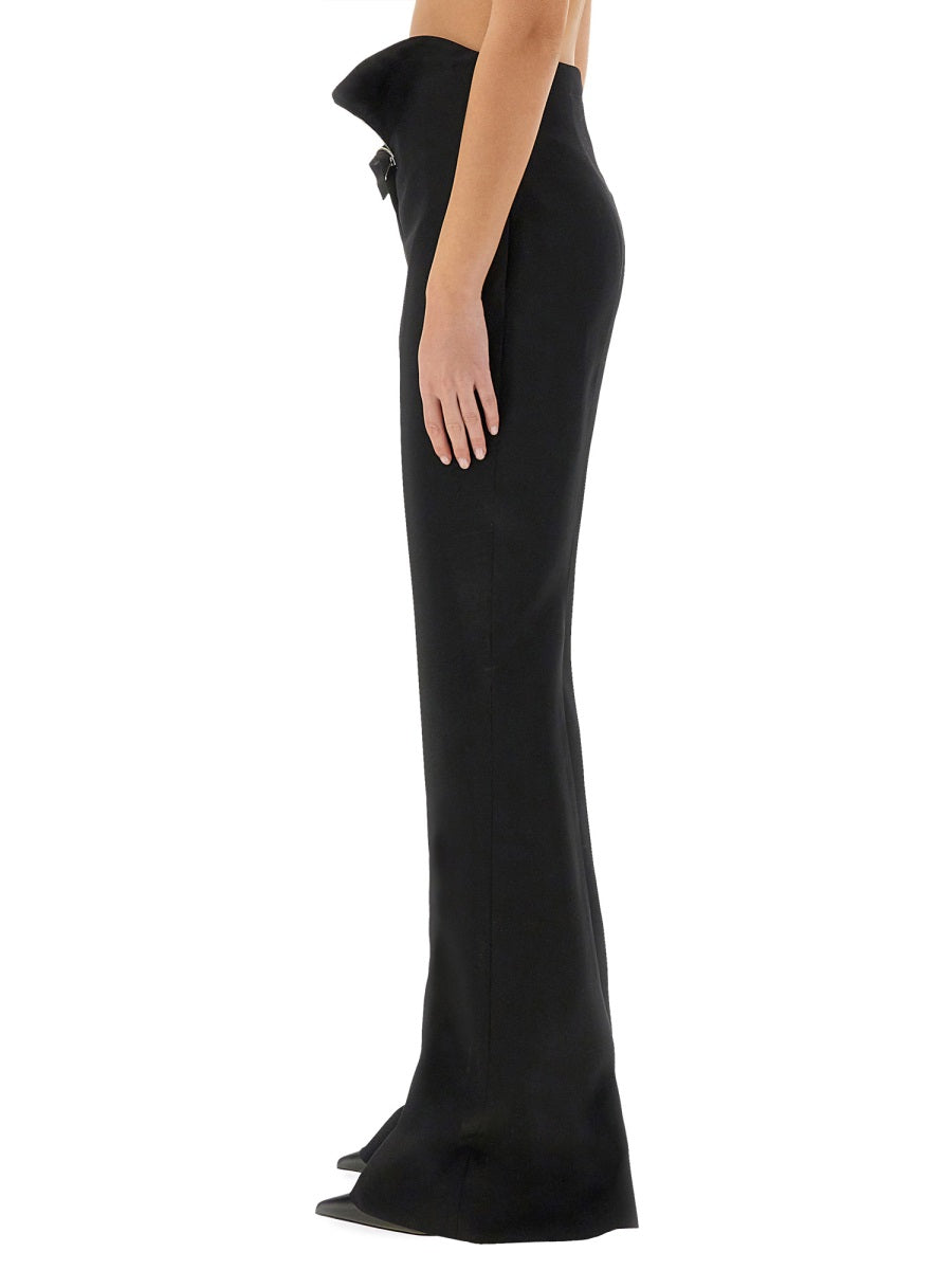 ALEXANDER MCQUEEN Tailored Pants with Waist Lapels - Size 40