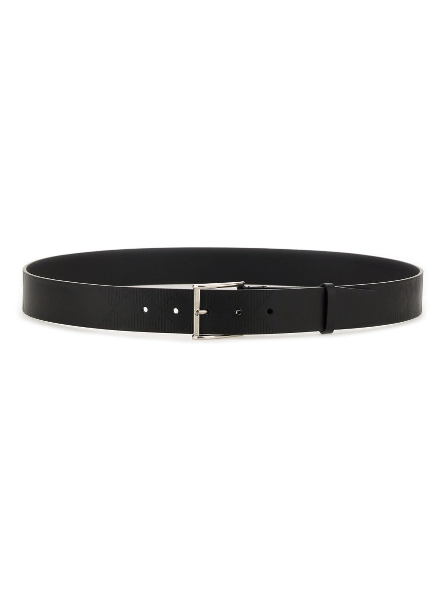 BURBERRY 100% Leather Grain Men's Belt - FW25 Collection