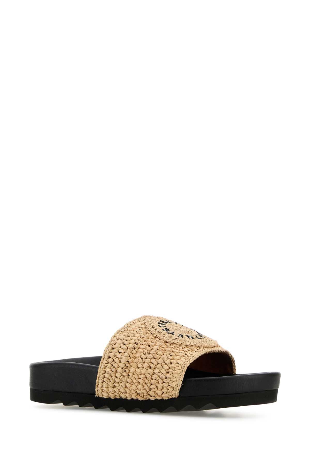 STELLA MCCARTNEY Raffia Elyse Slippers for Women