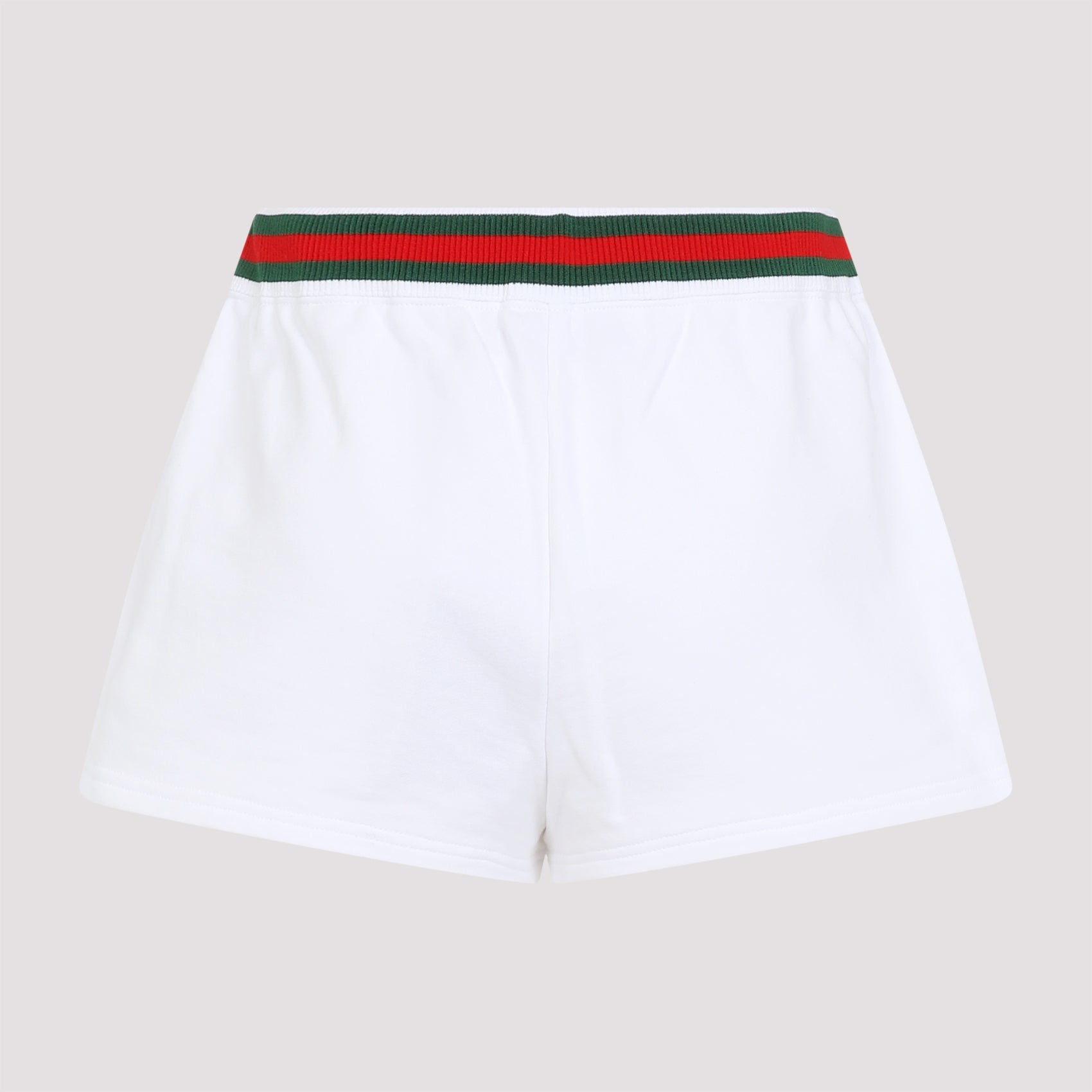 GUCCI Cotton Mini Shorts with Web Detail