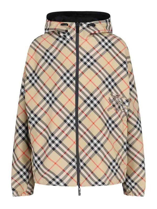 BURBERRY Checkered Design Reversible Jacket for Men