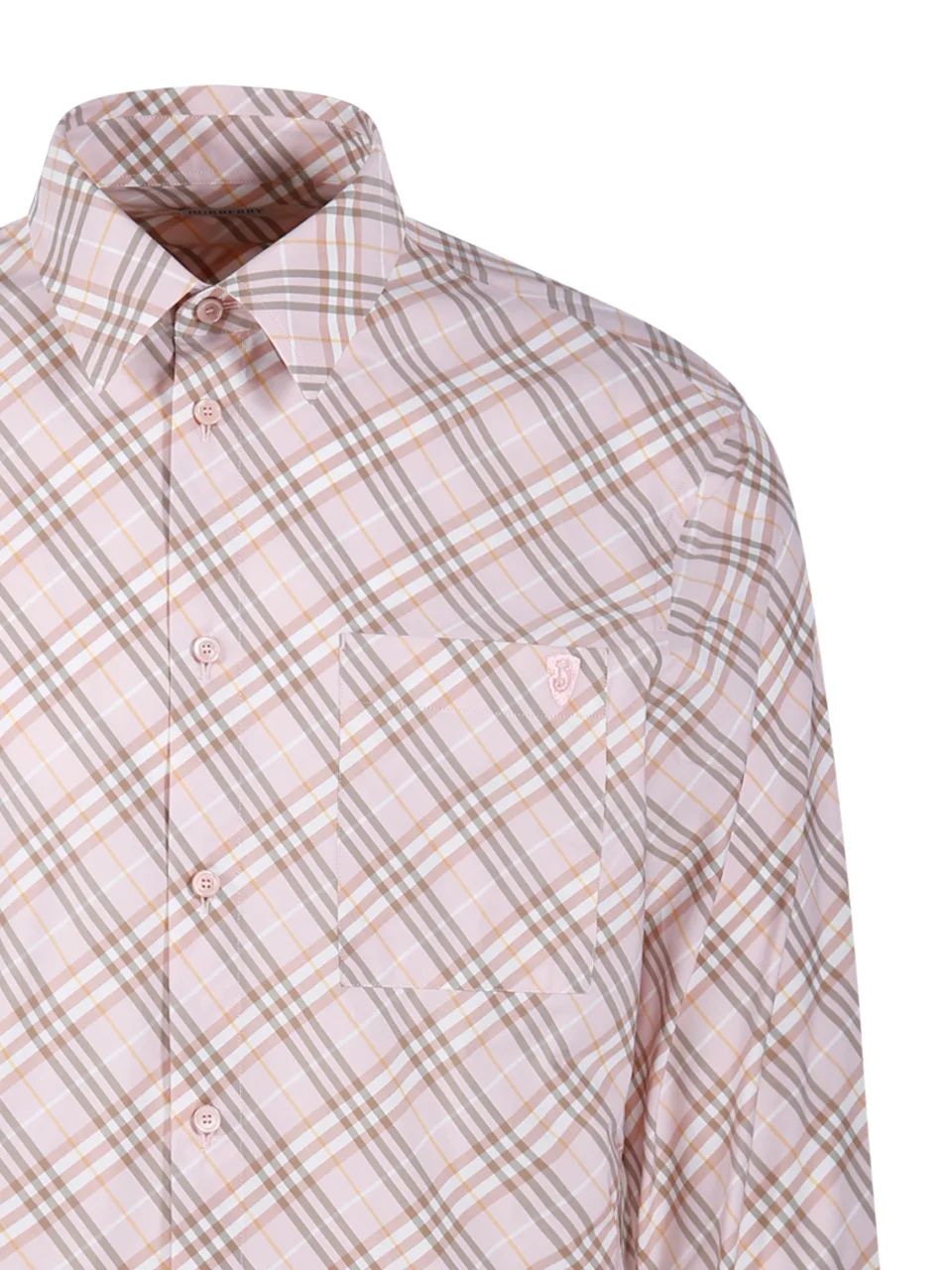 BURBERRY Mini Floss Check Button-Up Shirt for Men