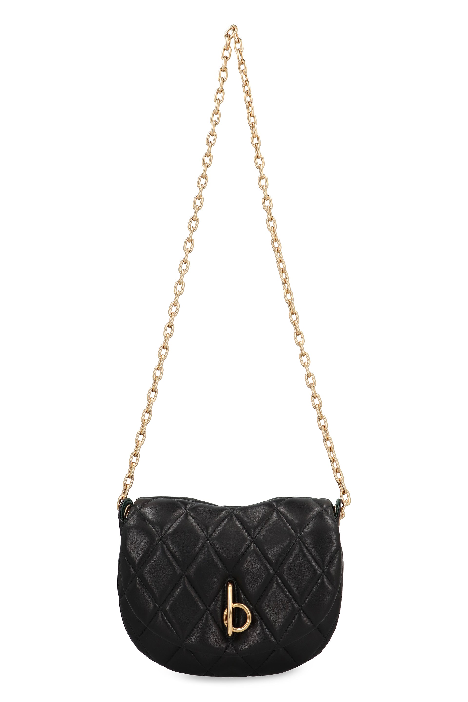 BURBERRY Mini Quilted Rocking Horse Crossbody Handbag