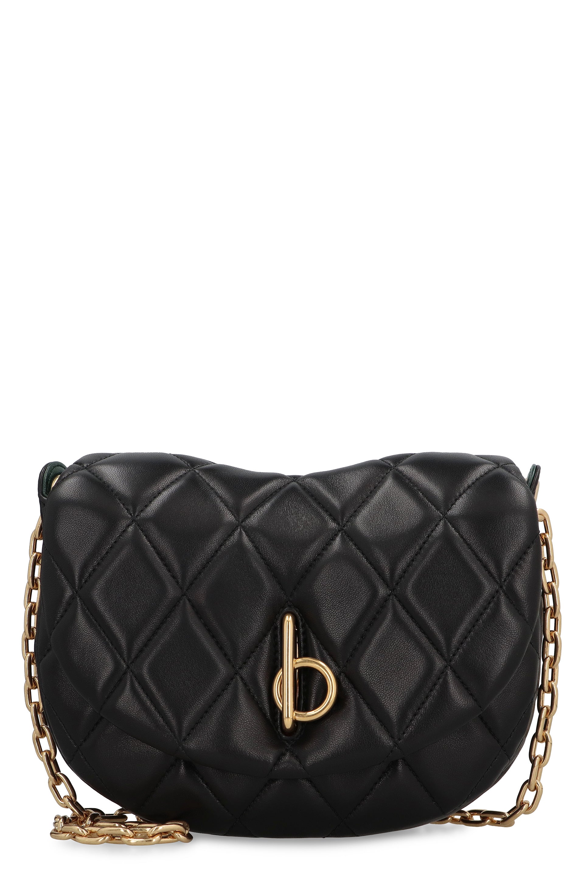 BURBERRY Mini Quilted Rocking Horse Crossbody Handbag